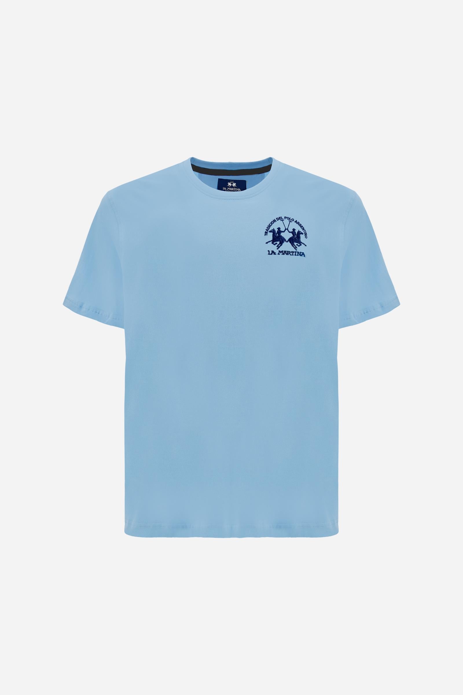 Men’s cotton jersey T-shirt with regular fit and iconic team logo embroidered on the chest. - Blue Bell                                                                                                                                                                                                                                                                                                                                                                                                                         