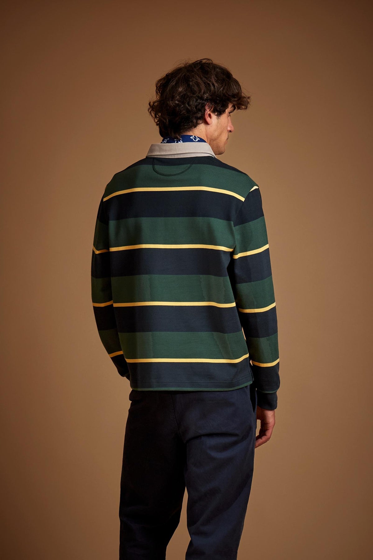 Polo rugby homme à manches longues Damaso
