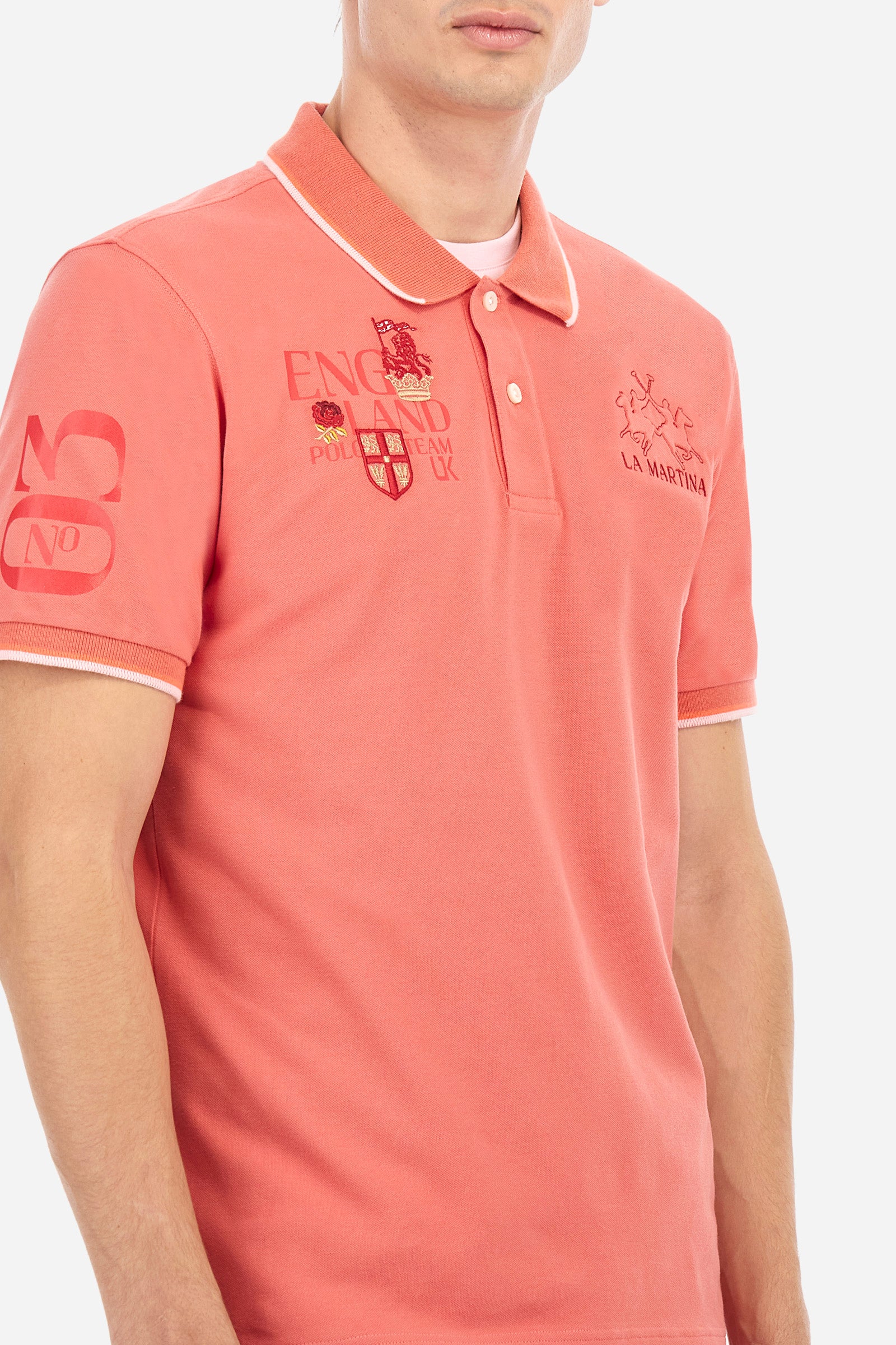 Regular-Fit-Poloshirt aus Baumwoll-Piqué - Arminio