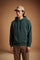 Men’s hoodie in soft brushed cotton with zipper front, adjustable hood, kangaroo pockets, ribbed cuffs and hem, and a small embroidered logo for subtle style. - Sycamore
