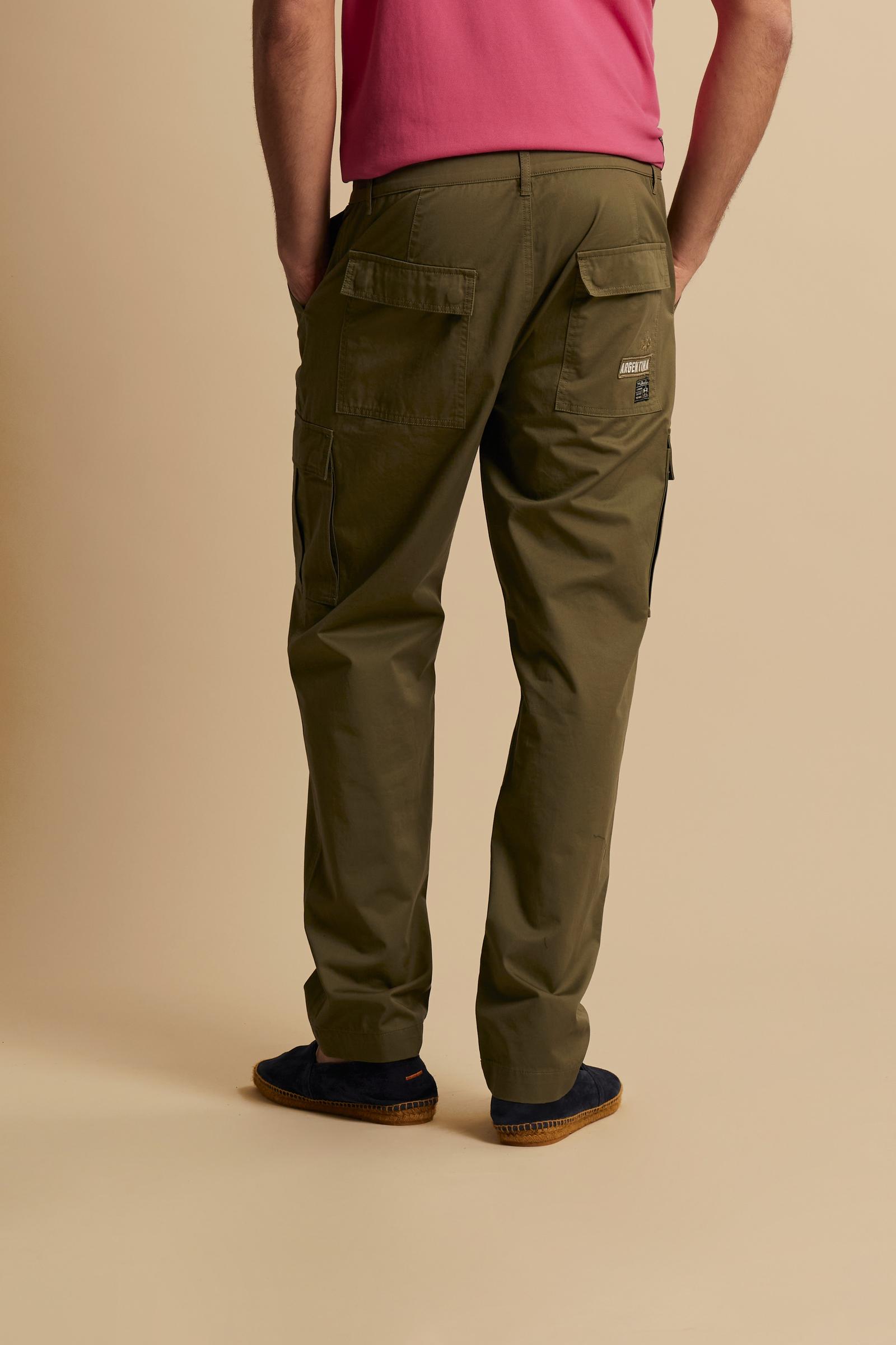 Men's cargo trousers in twill Black Label Edition - Caìn – La Martina