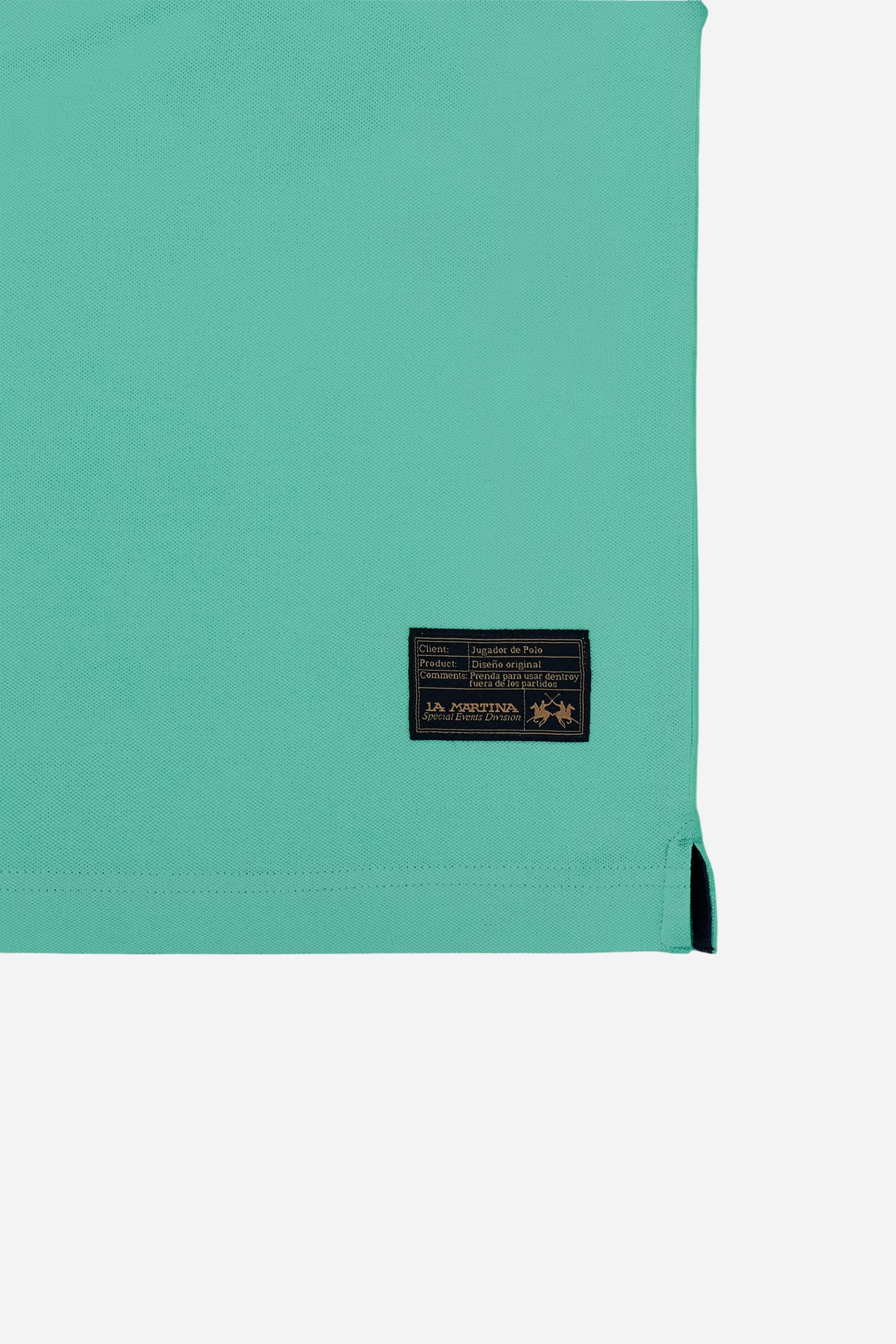 Men’s regular fit stretch piqué polo shirt Essential – Russell