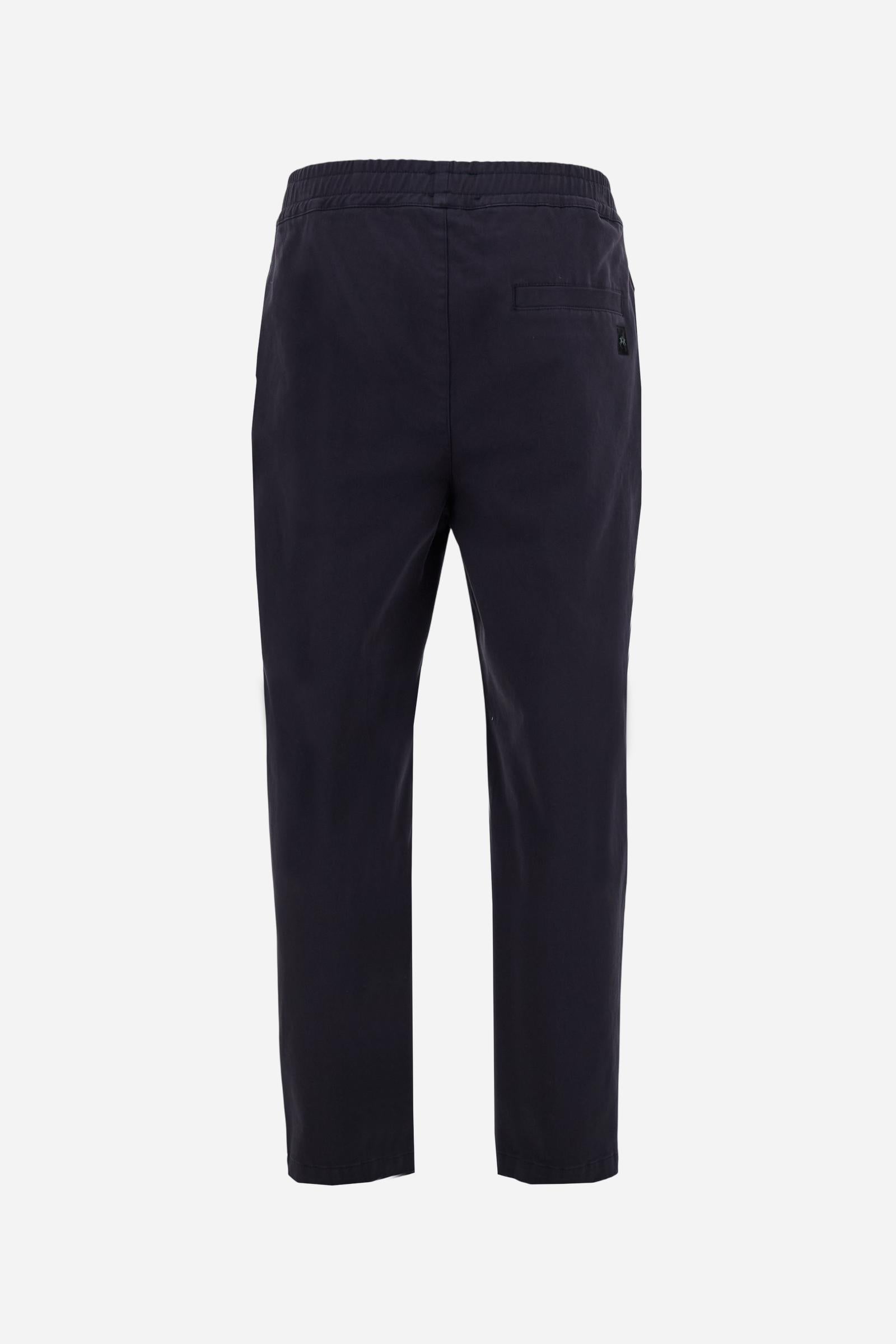 Men's long pants, stretch twill, relaxed fit - Felix