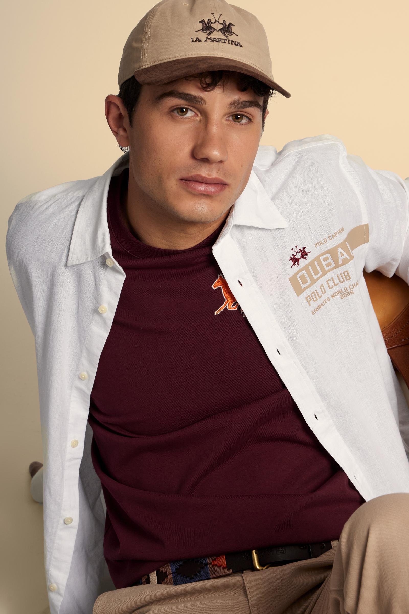 Men’s cotton and linen shirt Dubai Polo Club - Celso