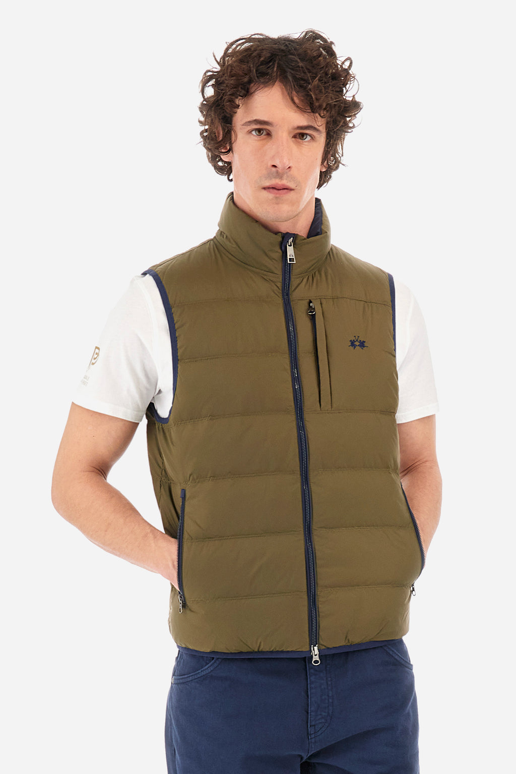 Sweatshirt Weste aus Synthetikgewebe Regular Fit - Yusri | La Martina