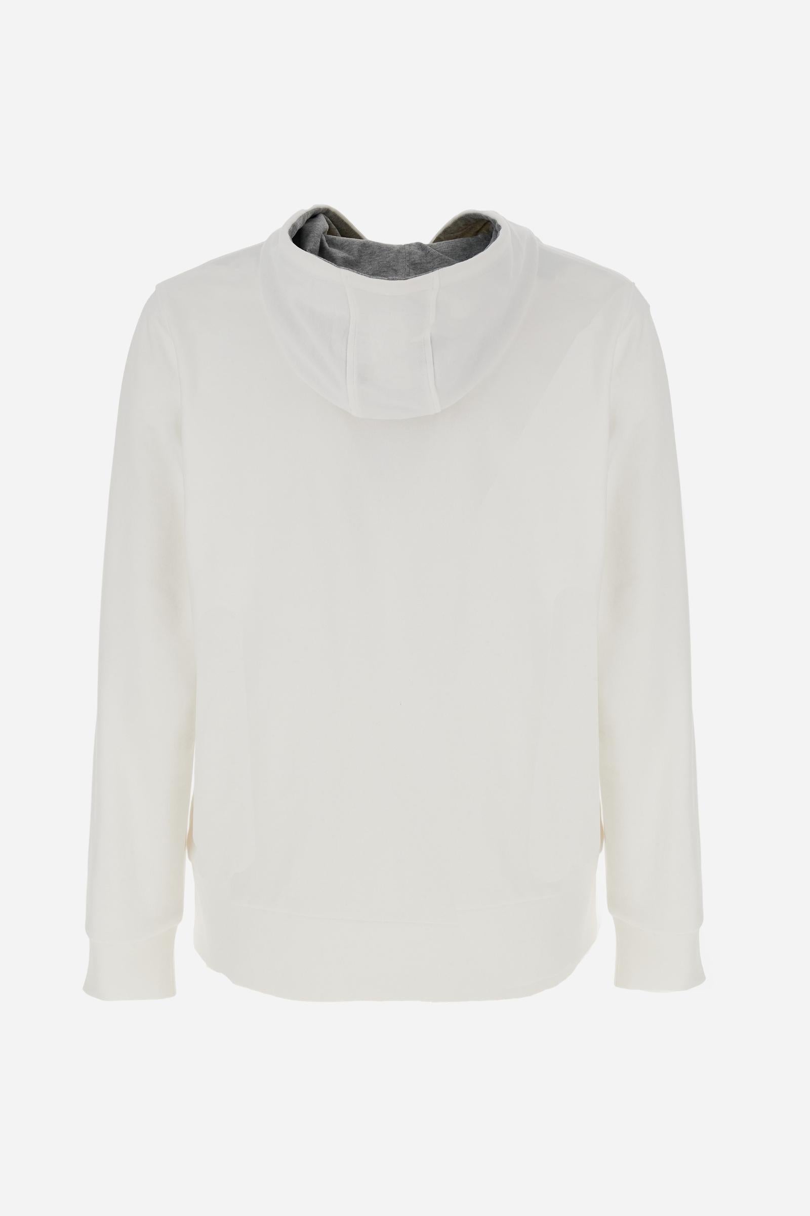 Sweat à capuche en coton avec maxi logo - Benny