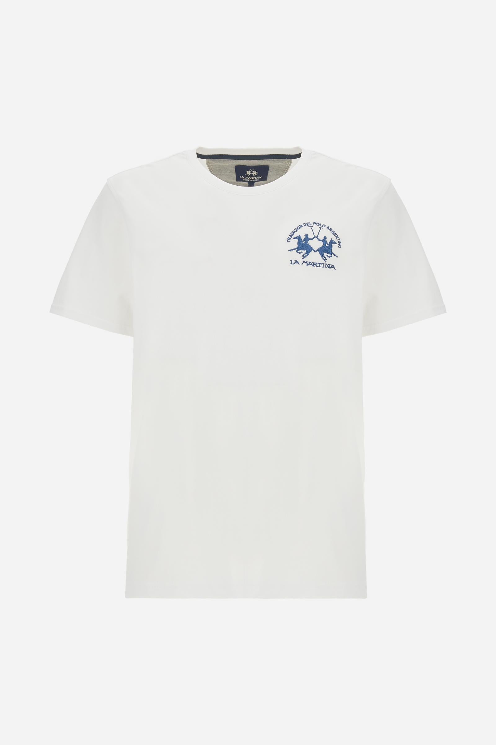 Men’s cotton T-shirt with Team logo - Bienvenido