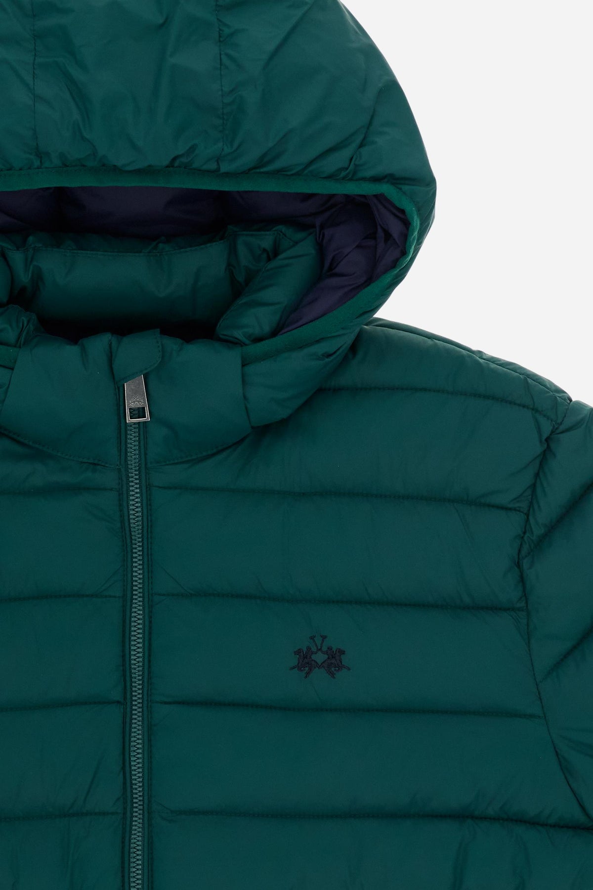 Men's nylon hooded down jacket - Delgado