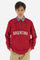 Men’s long-sleeve polo shirt in solid-colour cotton jersey with a warm touch. Contrast details on collar and three-button placket with mixed fabrics and colours. Patches and embroidery celebrate the Asociación Gauchos Argentinos. Small embroidered logo on the chest integrated with other graphics. Regular fit. The model wears size L. - Chili Pepper