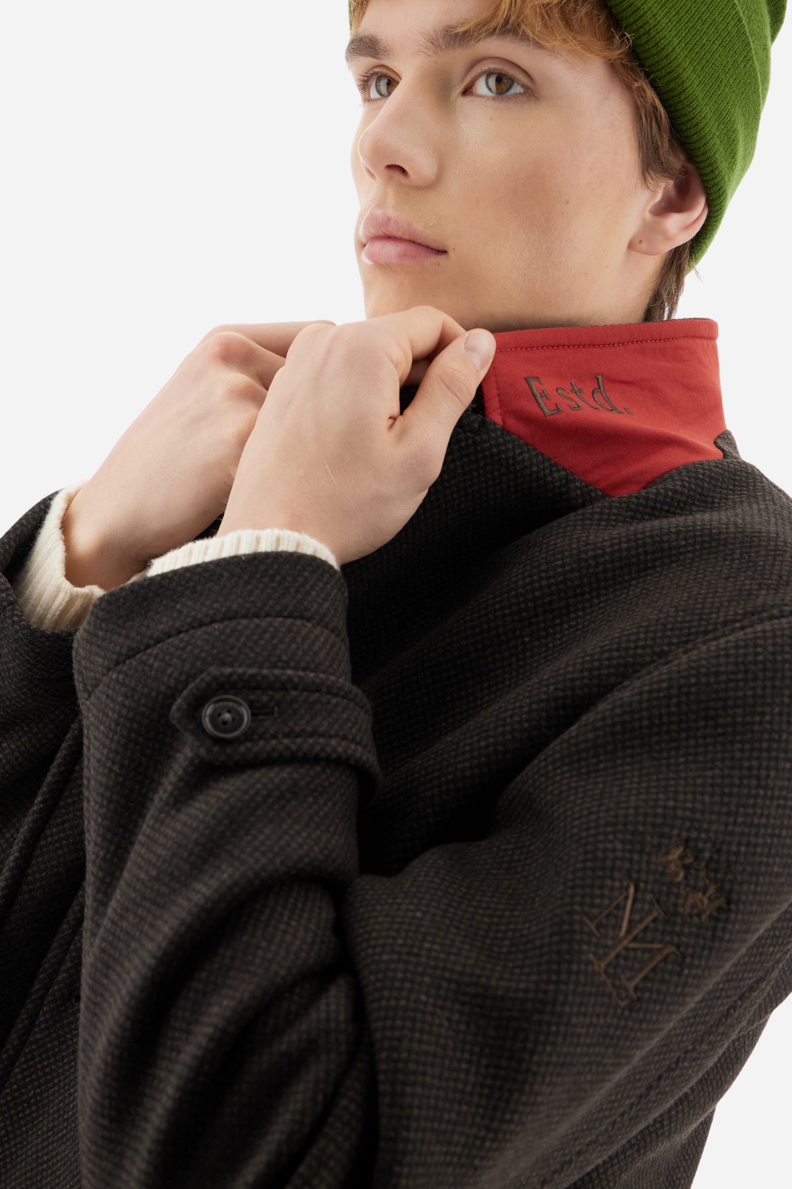 Abrigo hombre fieltro de lana - Briceno