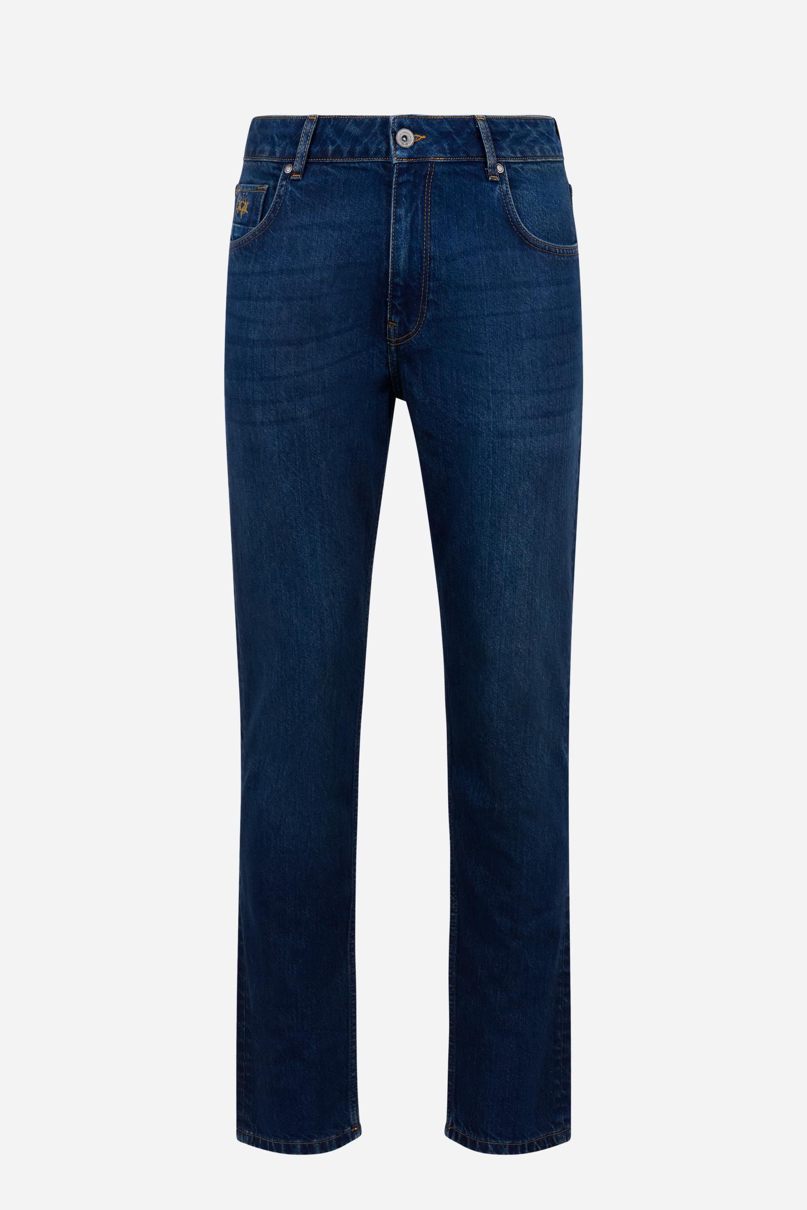 Men's regular fit jeans Medium Dark Indigo - Bao