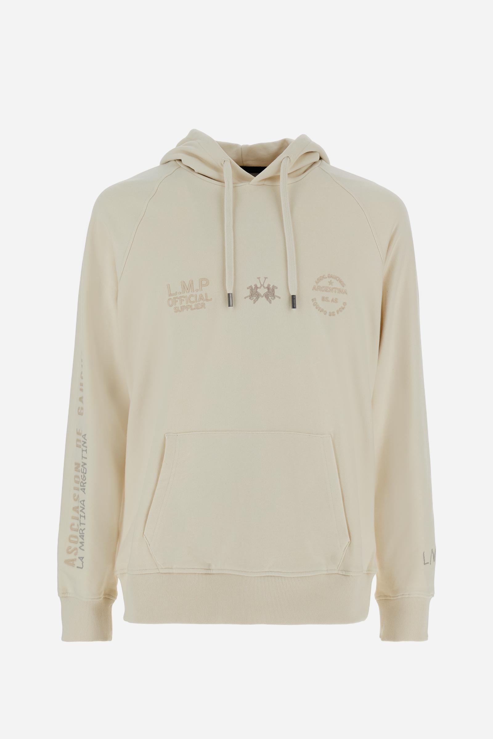 Hoodie in french terry - Buck