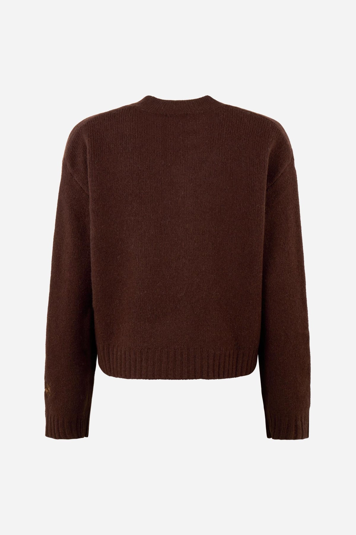 Pull femme col en "V" en laine mérinos - Erendira