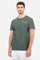 Single-colour short-sleeved men's T-shirt made of cotton jersey. Crew neck, with colour-contrasting jersey border inside. Mlticoloured lettering is printed on the chest, enriched by the embroidered brand logo. The graphics on the back are printed, while the number is a flocked transfer in a contrasting colour. On the right sleeve the small star detail is hand-embroidered with multi-coloured threads. The fit is regular. The model is wearing a size L. - Thyme