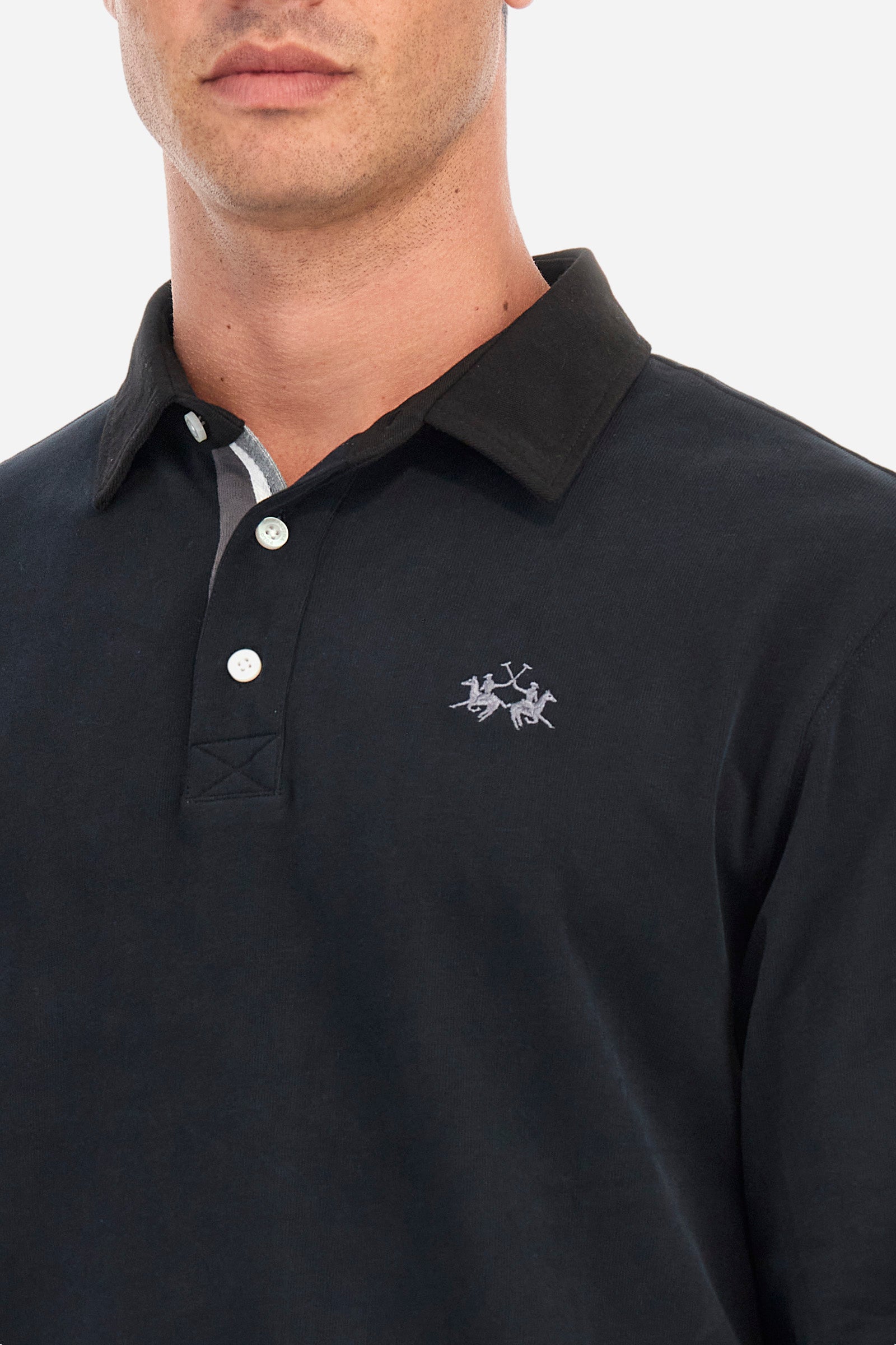 Regular-fit polo shirt in cotton - Ruggero