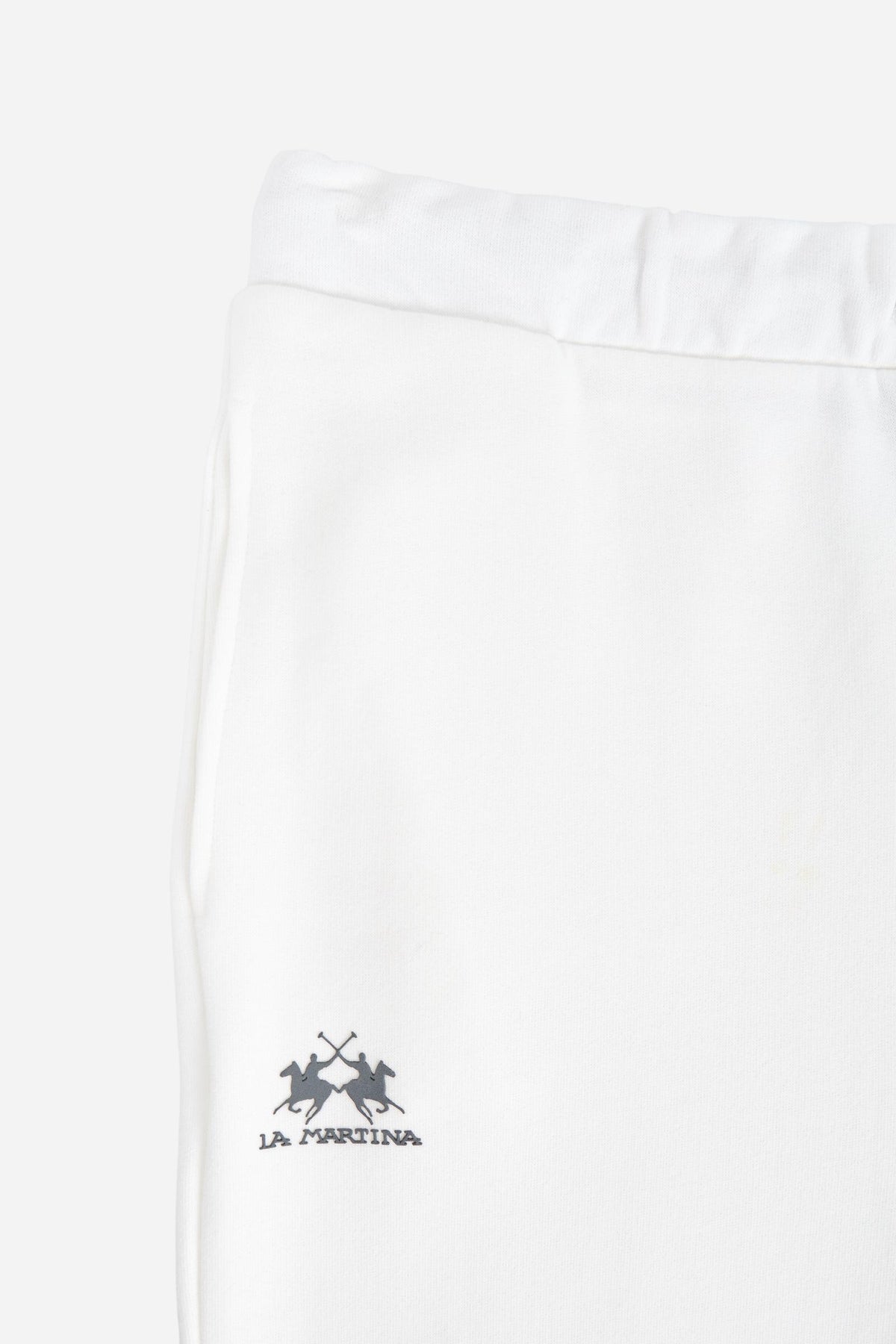 Men's 100% cotton jogging trousers in a regular fit - Off White