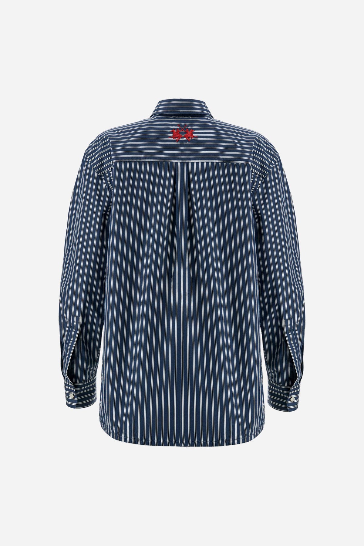 Women's striped cotton poplin shirt - Danila