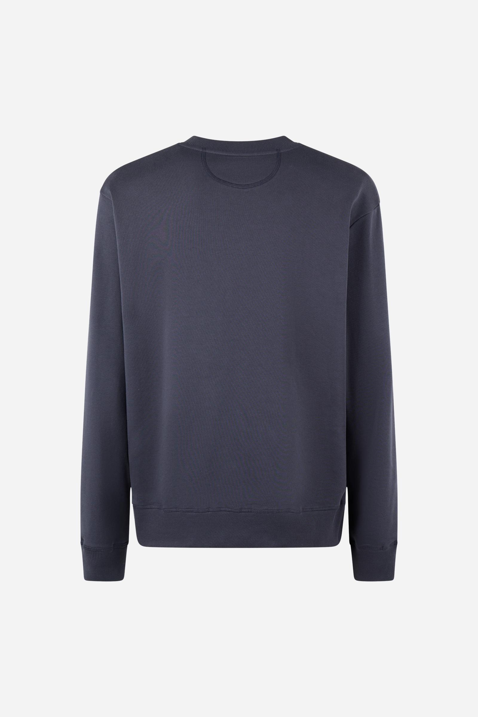 Men's crew neck sweatshirt in cotton fleece Swing on Polo - Dionigi