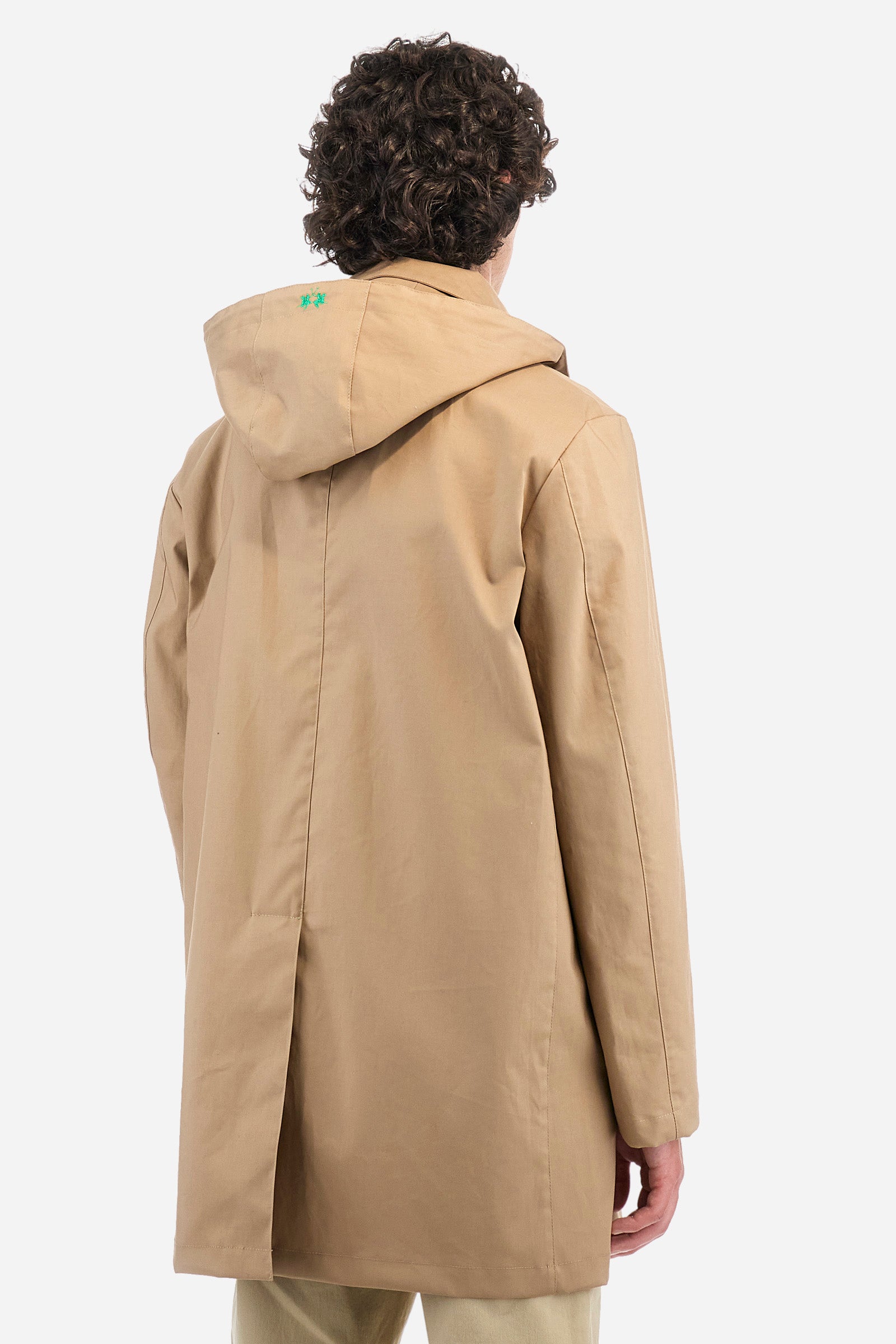 Regular fit cotton trench coat - Zahir