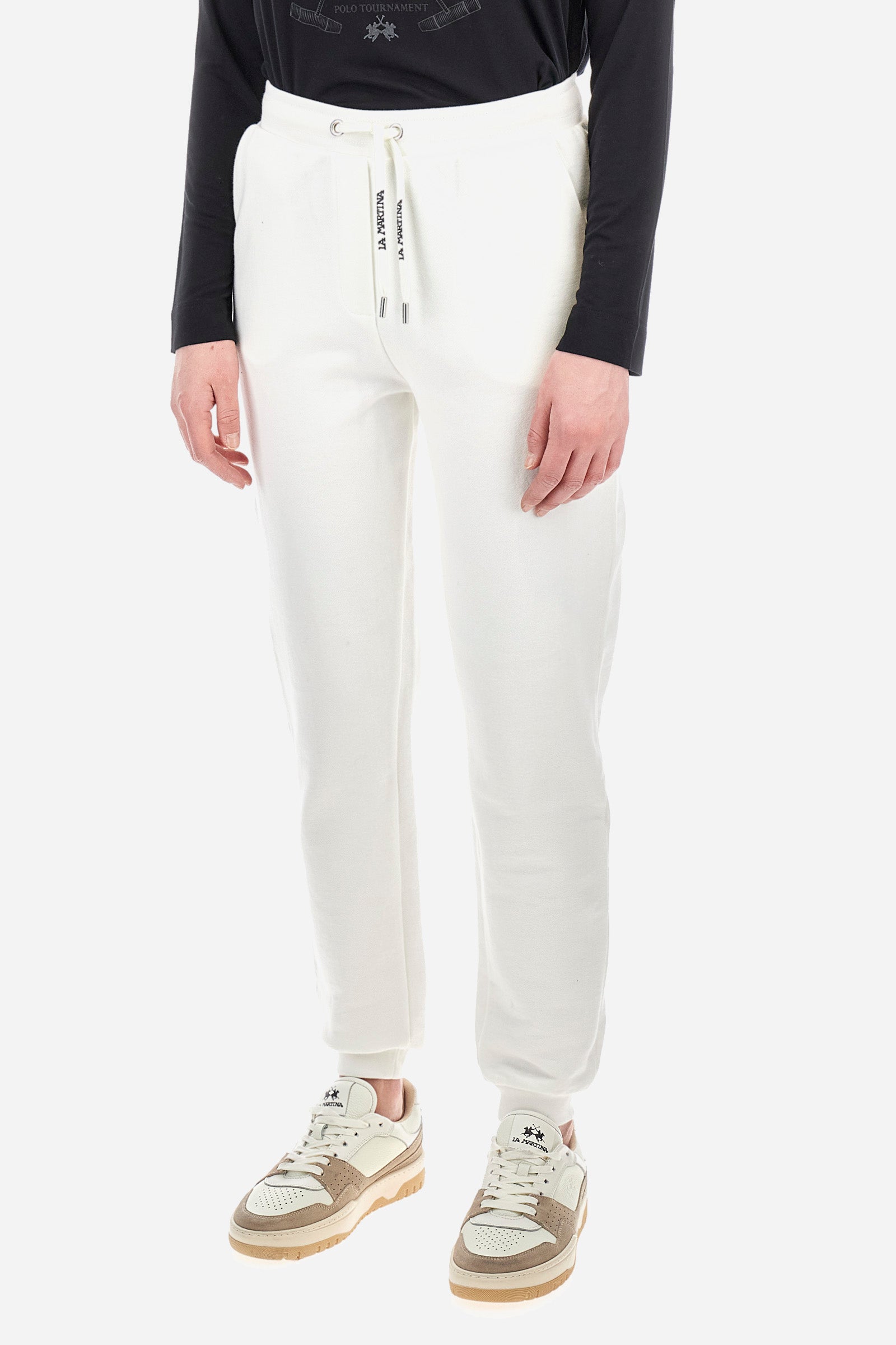 Pantalone jogging regular fit in cotone - Zorina