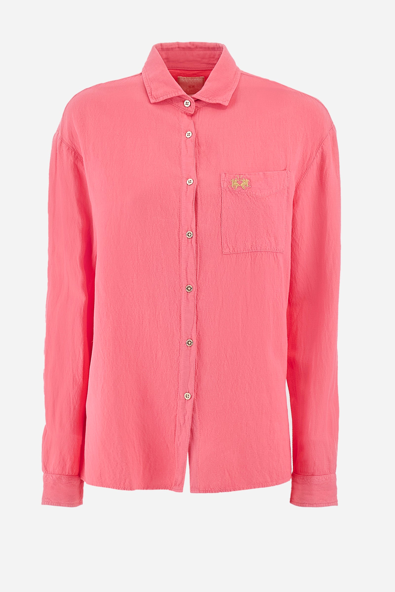 Regular-fit shirt in a linen blend - Yette