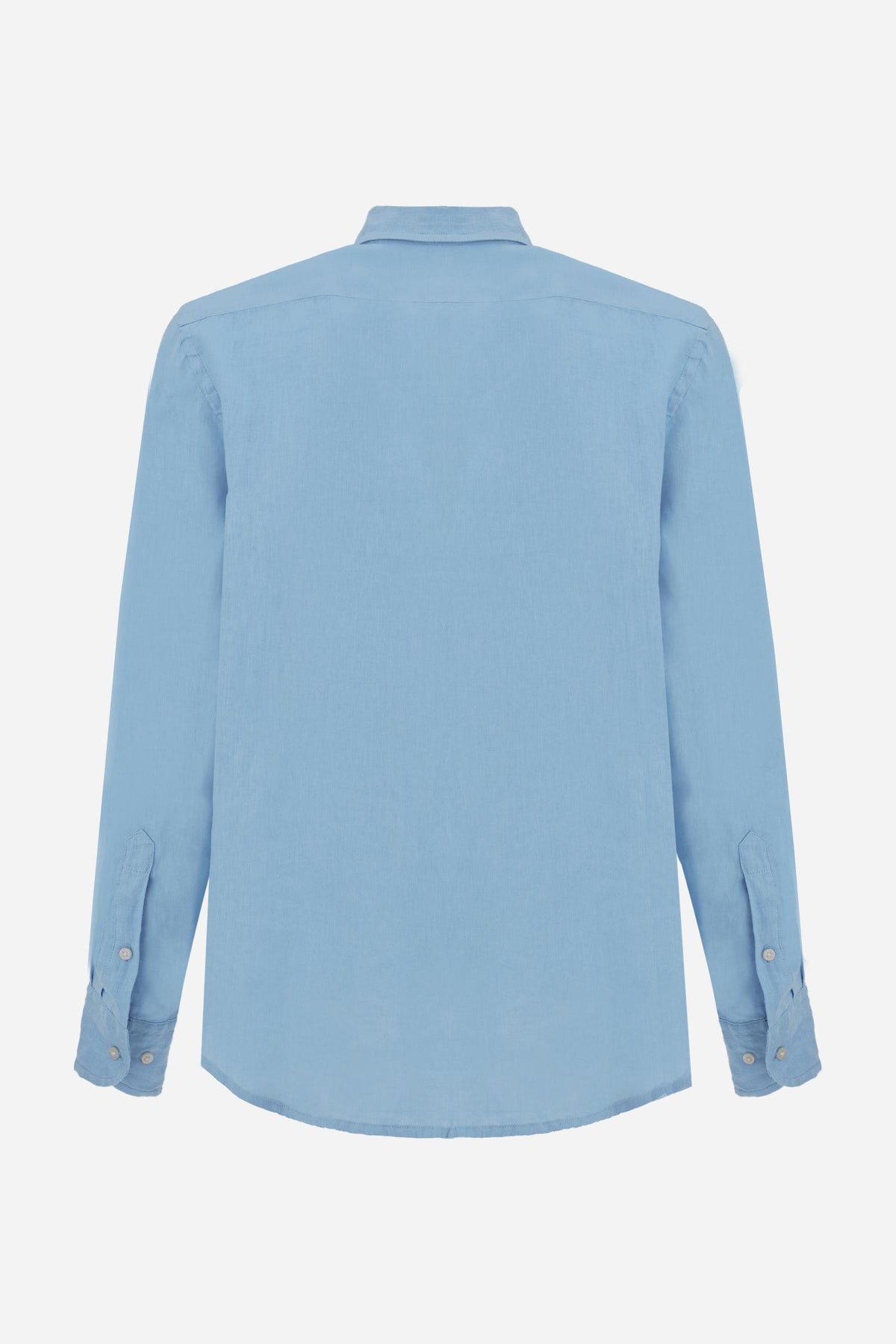 Men’s regular fit garment-dyed linen shirt - Innocent
