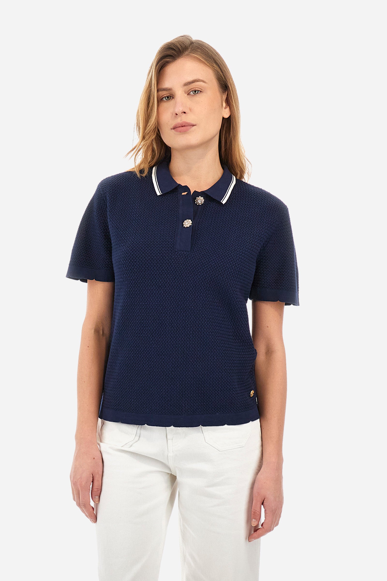 Polo Guards in maglia regular fit in cotone - Yesmina