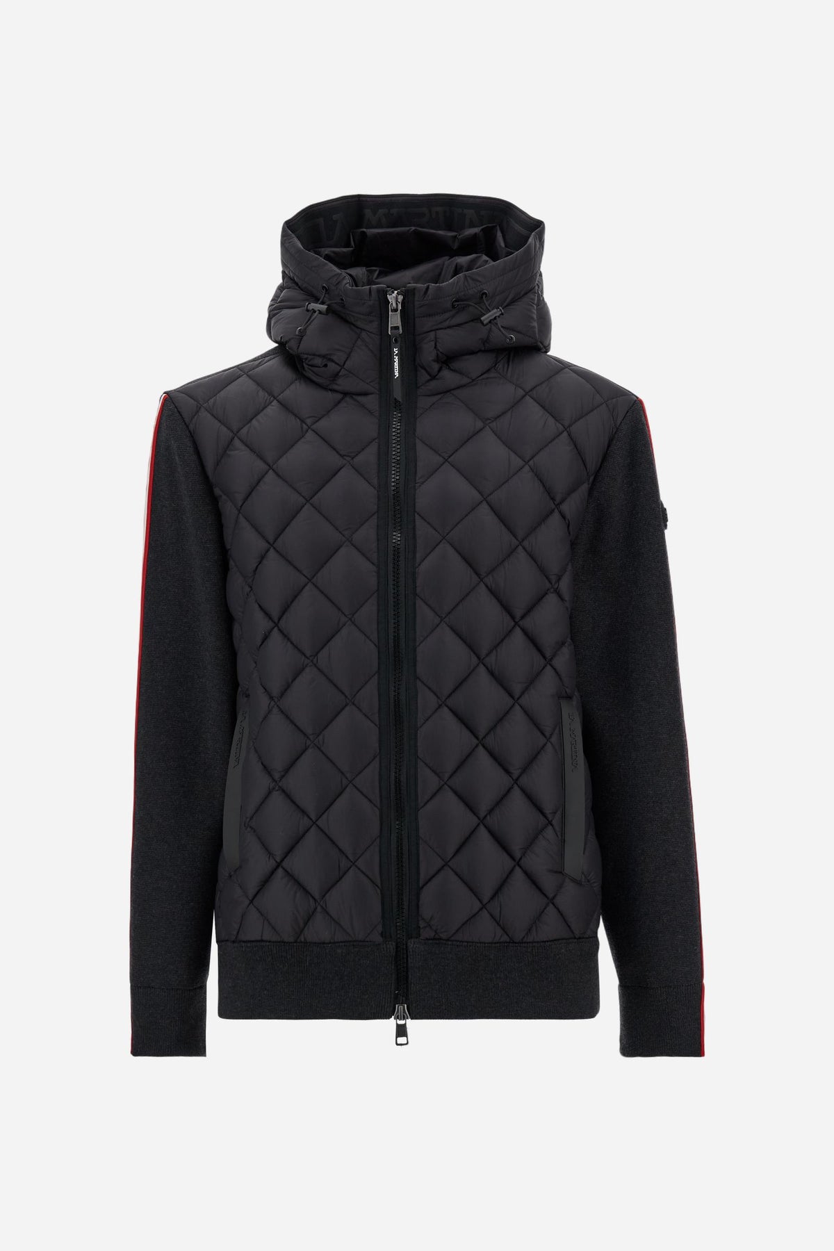 Blouson hybride avec capuche en nylon matelassé - Daniel