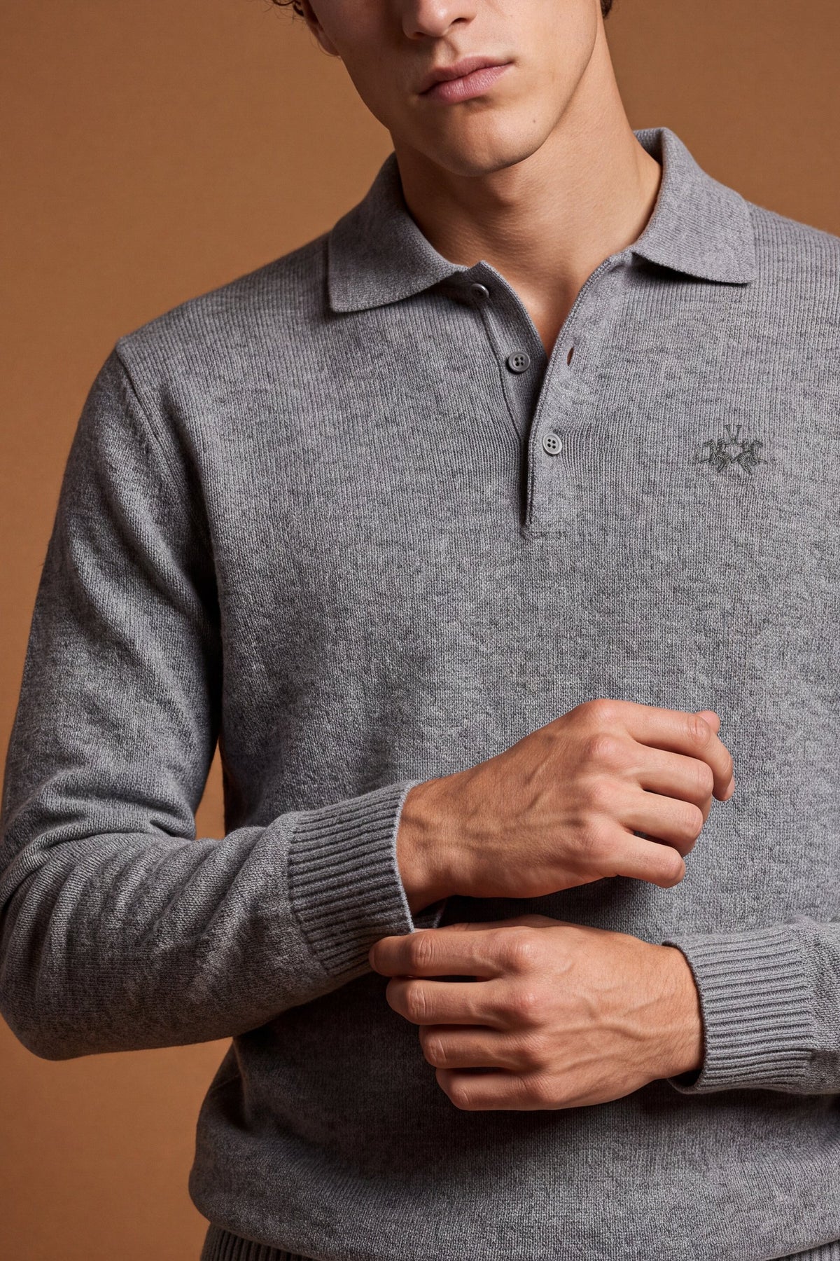 Polo uomo in maglia cotone e lana - Euridice