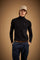 Men's high-neck sweater in cotton and wool - Eschilo