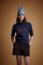 Women's cotton knit polo with maxi logo - Eduarda