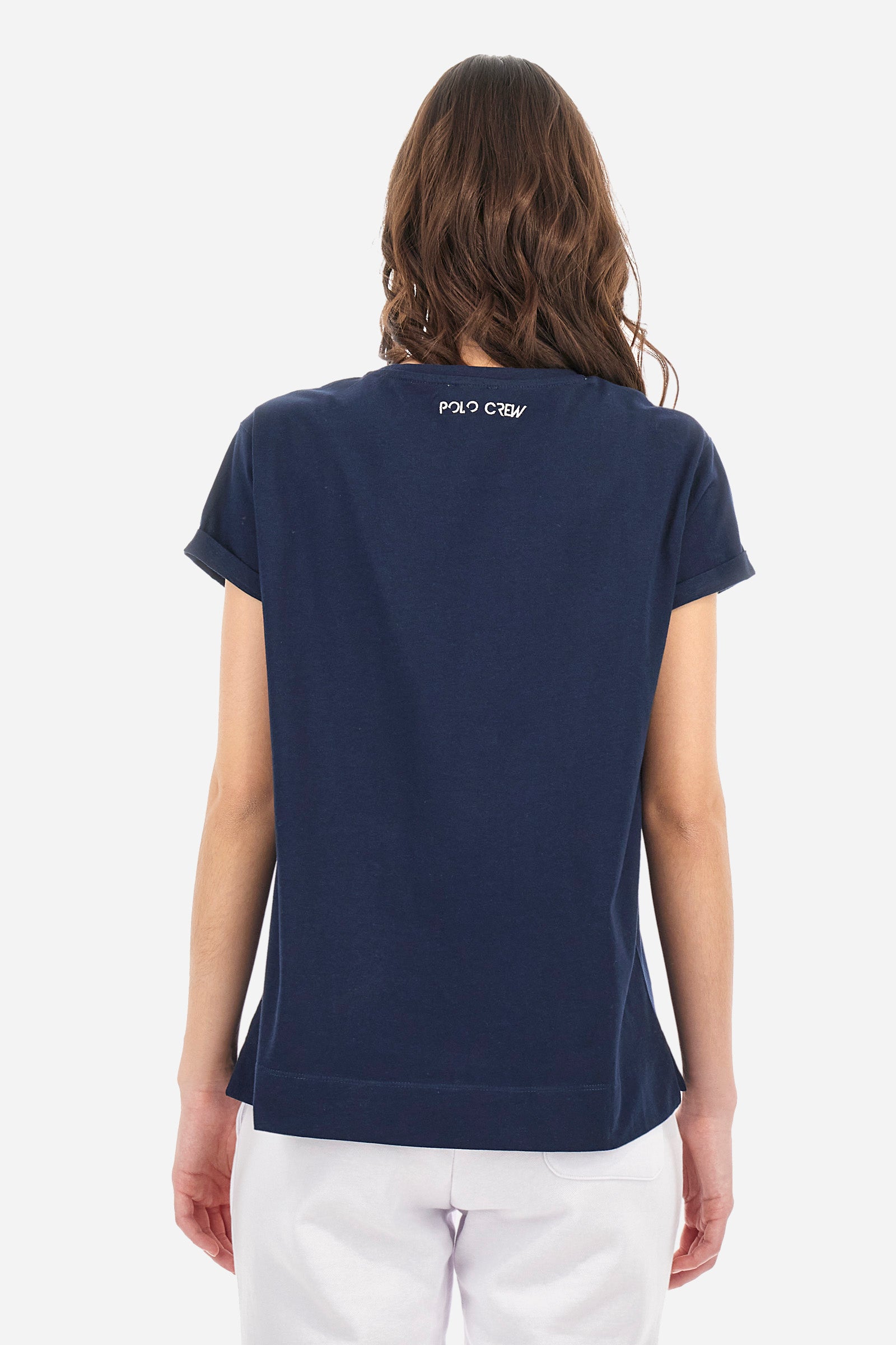 T-shirt femme avec broderie Polo Crew - Agar