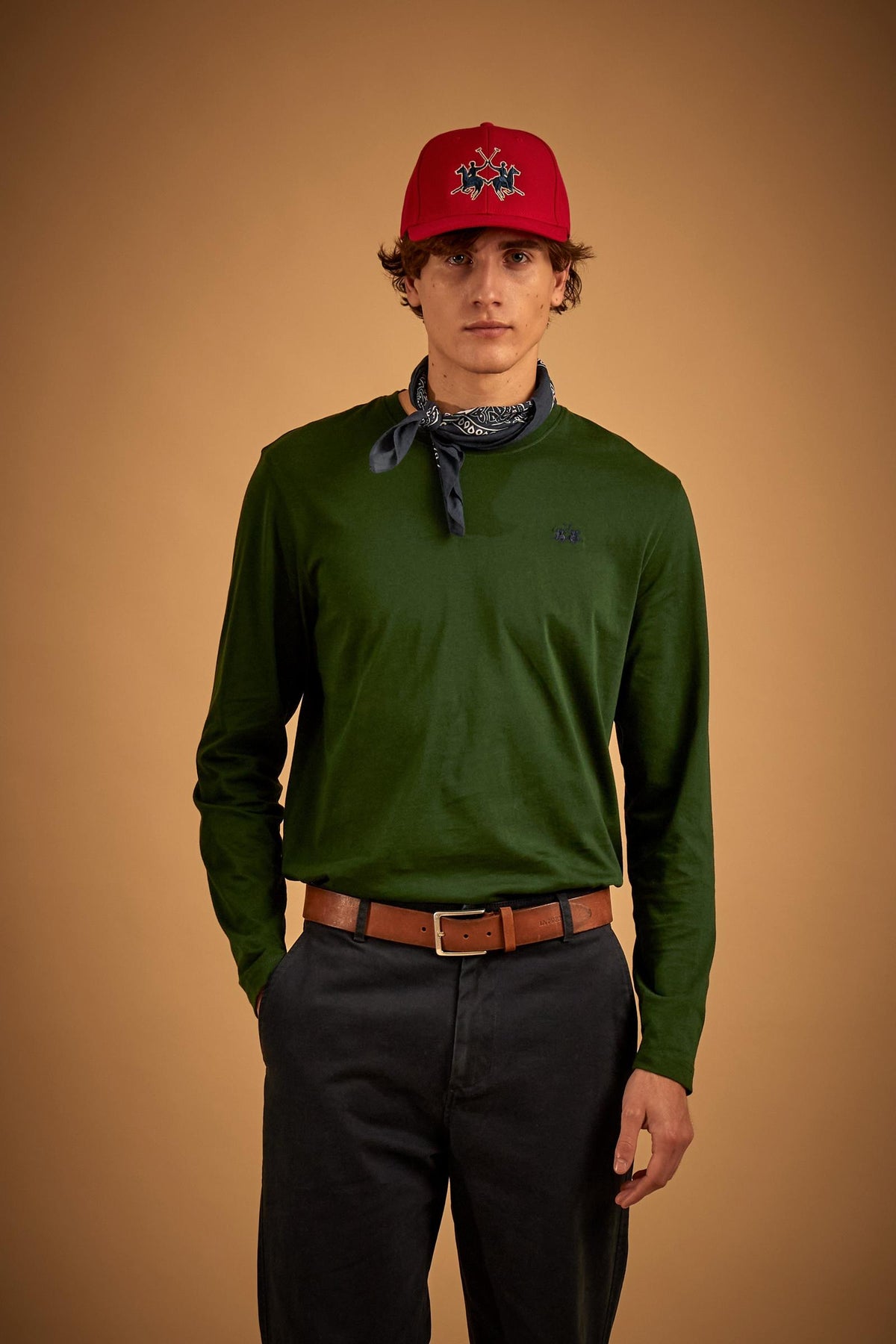 T-shirt girocollo uomo jersey cotone Essentials - Elido