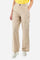 Single-colour women's cargo trousers, in an ecological fabric. With belt loops, zip and button fastening. There are two open front pockets, two cargo pockets and two further open pockets on the back. The logo is present on a patch sewn on the back and on a metal plate sewn on the front. The fit is regular. The model wears a size 40. - Tidal Foam