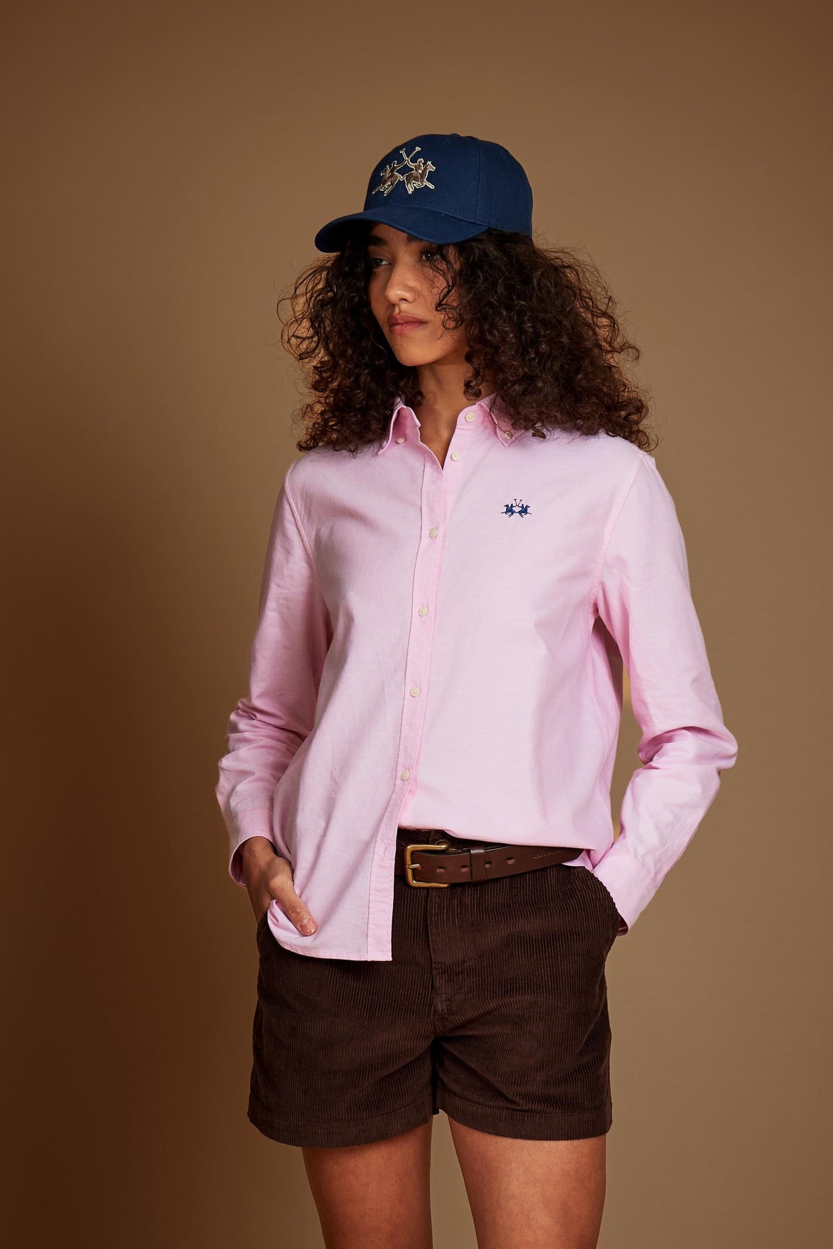 Women's Oxford shirt in pure cotton – Divina