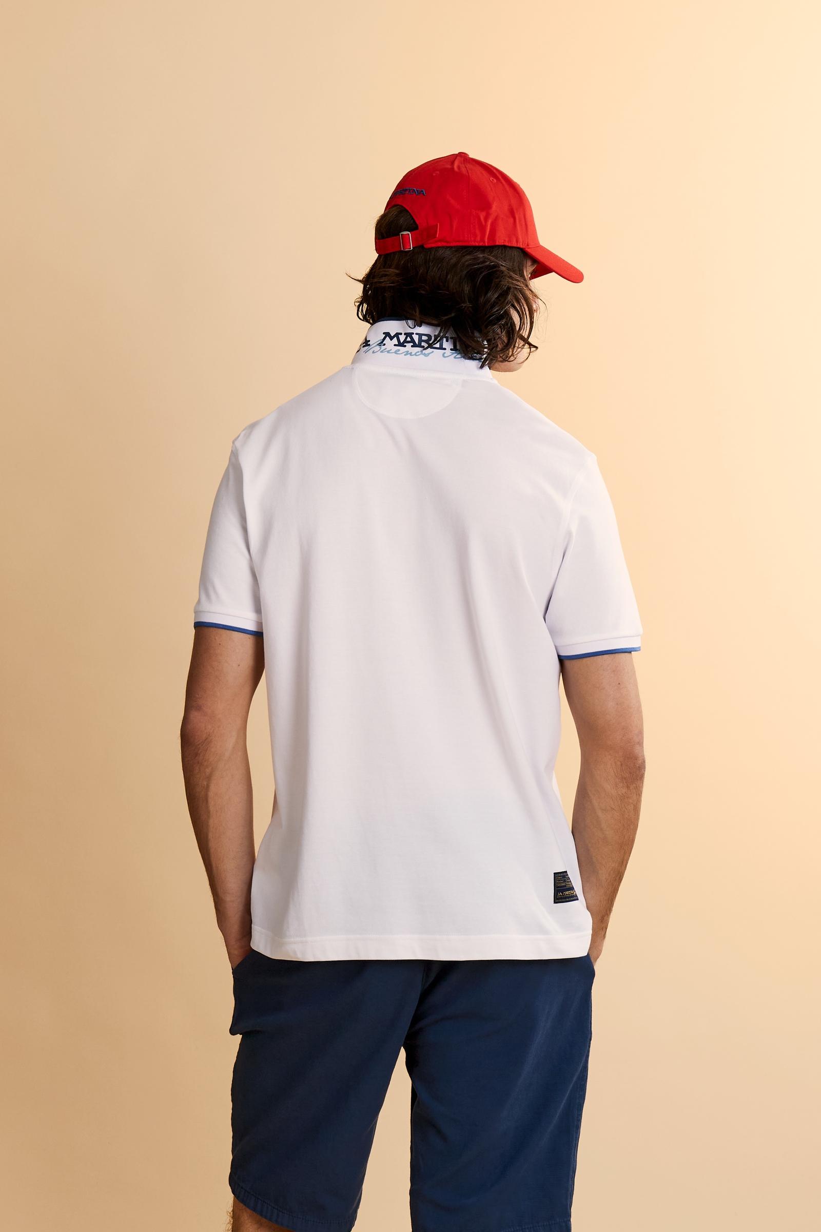 Men’s regular fit stretch piqué polo shirt Essential – Russell