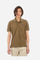 Men’s polo with short sleeves in stretch pique cotton. A classic La Martina, with a simple and linear style. The regular fit fits easily to any type of silhouette. A small La Martina logo is embroidered on the chest, in contrasting shades like the sleeve edge. The model is 187 cm tall and wears a size L. - Military Olive