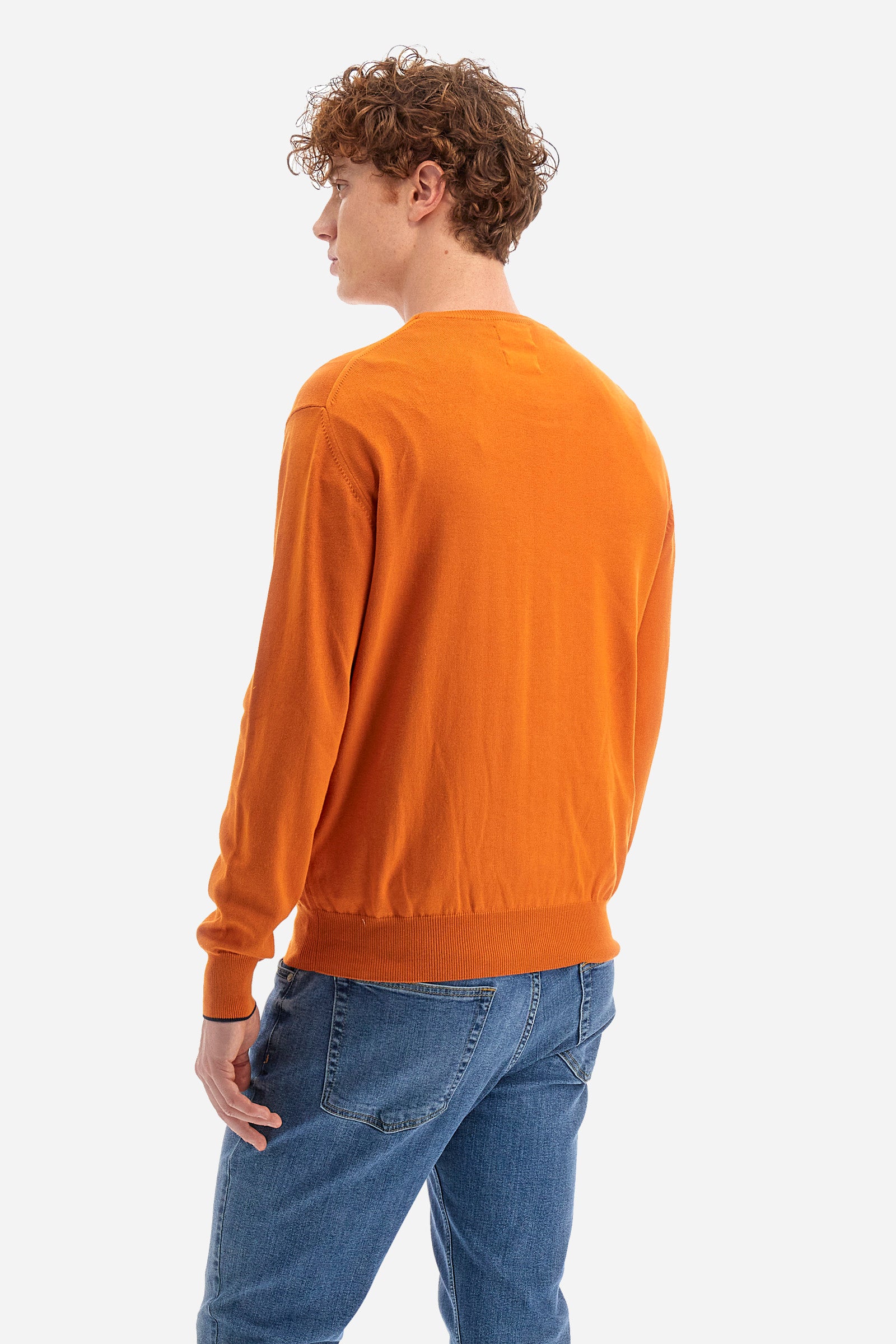 Sweater de algodón de corte recto - Yousef