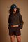 Women's cropped lambswool sweater - Elin