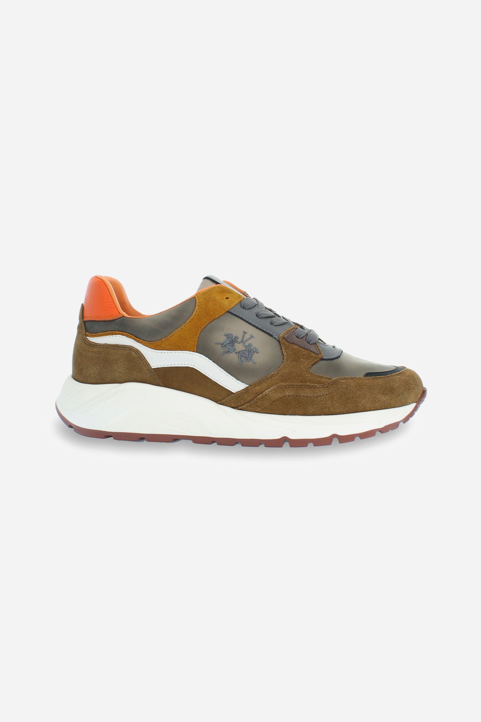 Men's multi-coloured trainer in suede - "INDIPENDENCIA 1810"