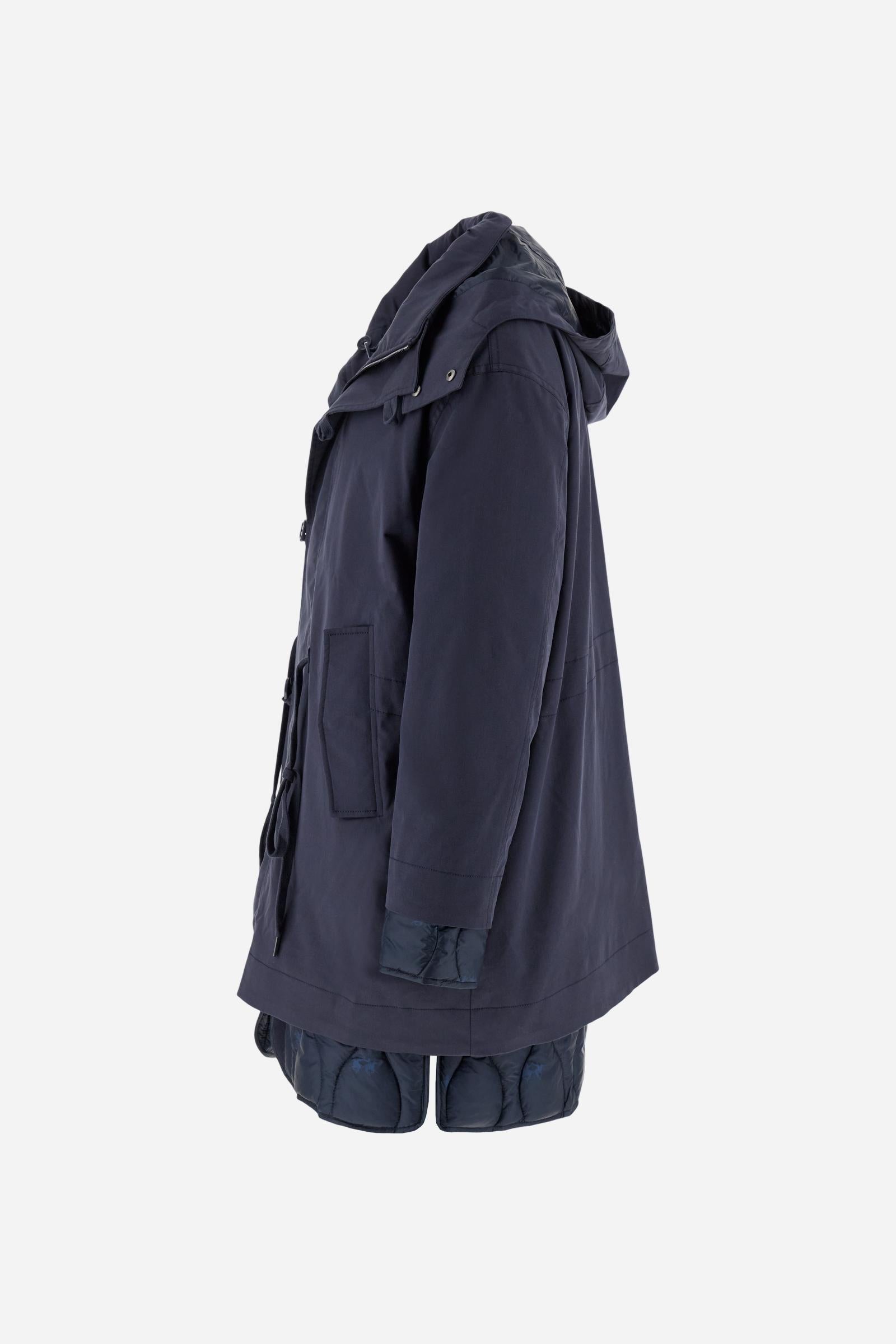 WOMAN PARKA COTTON NYLON TWILL