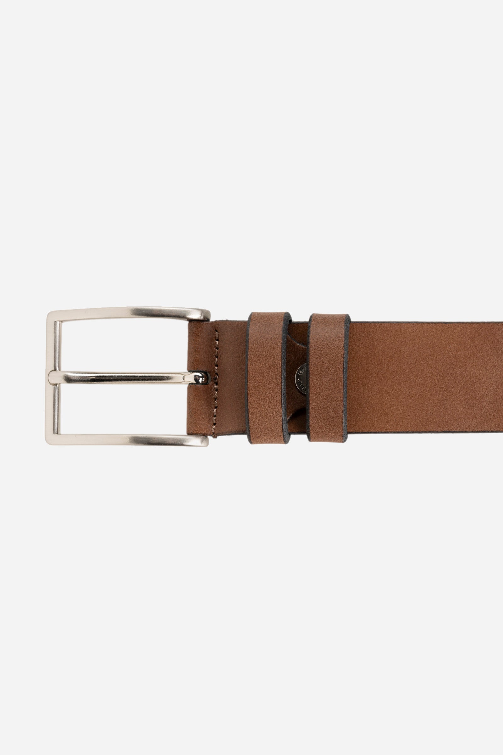 Men's leather belt