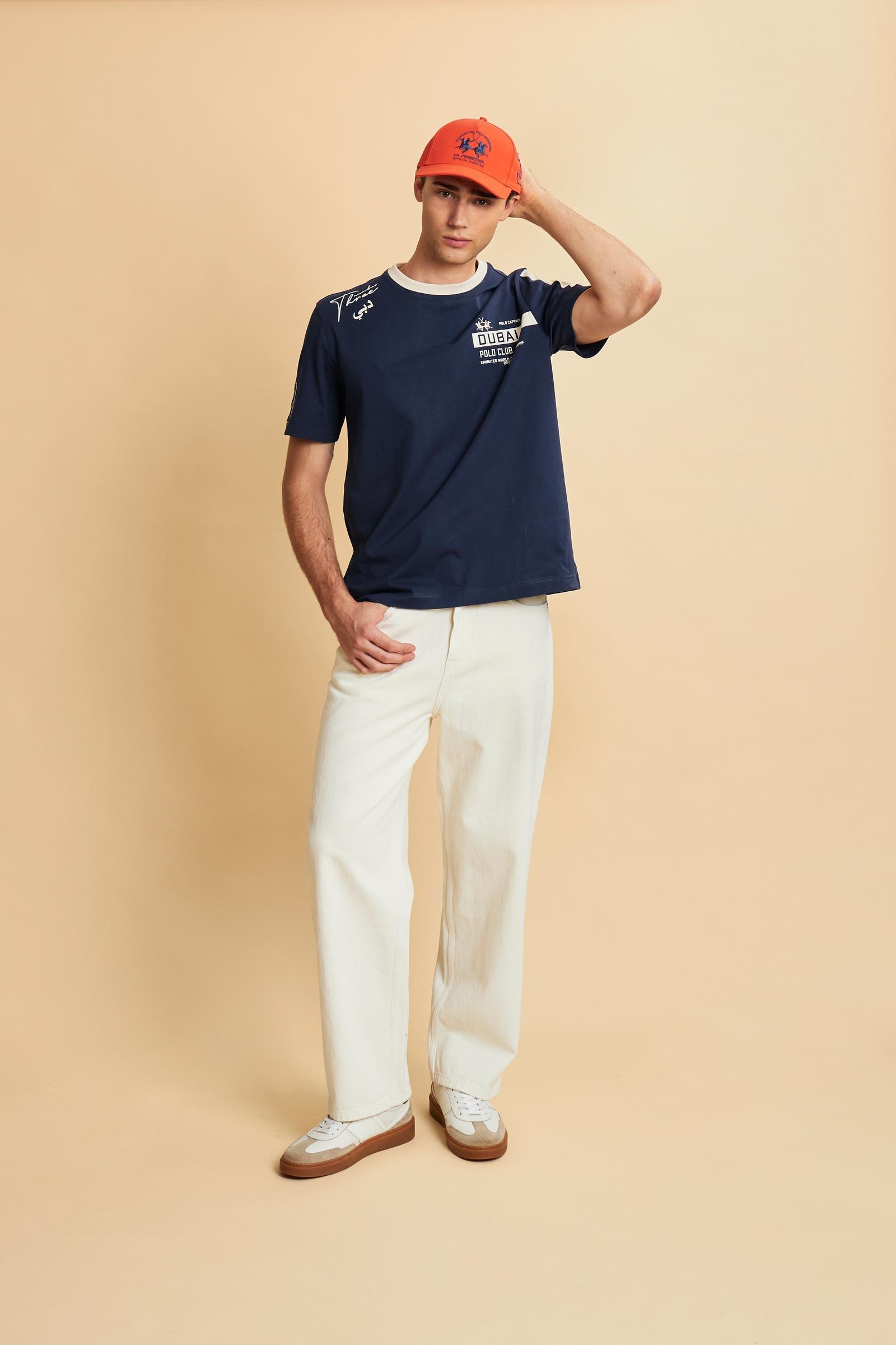 T-shirt uomo a manica corta in jersey di cotone Dubai Polo Club - Carin