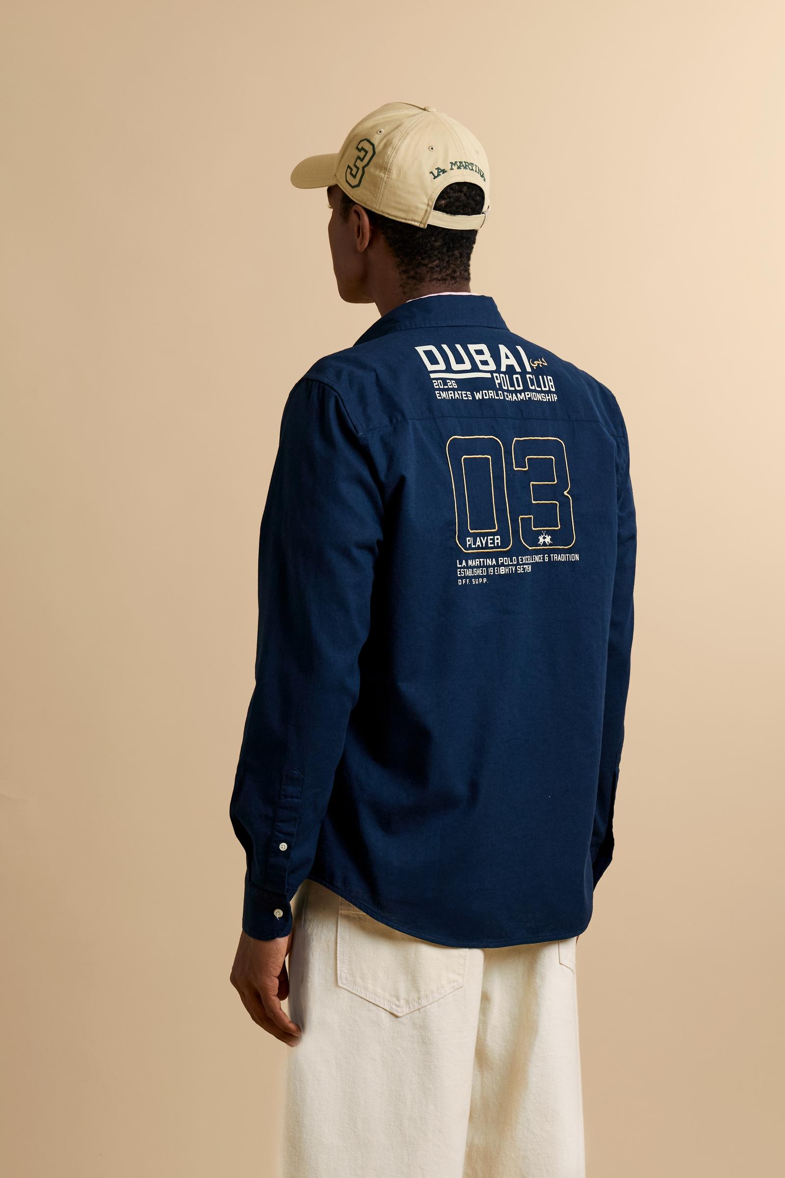 Men’s cotton and linen shirt Dubai Polo Club - Celso