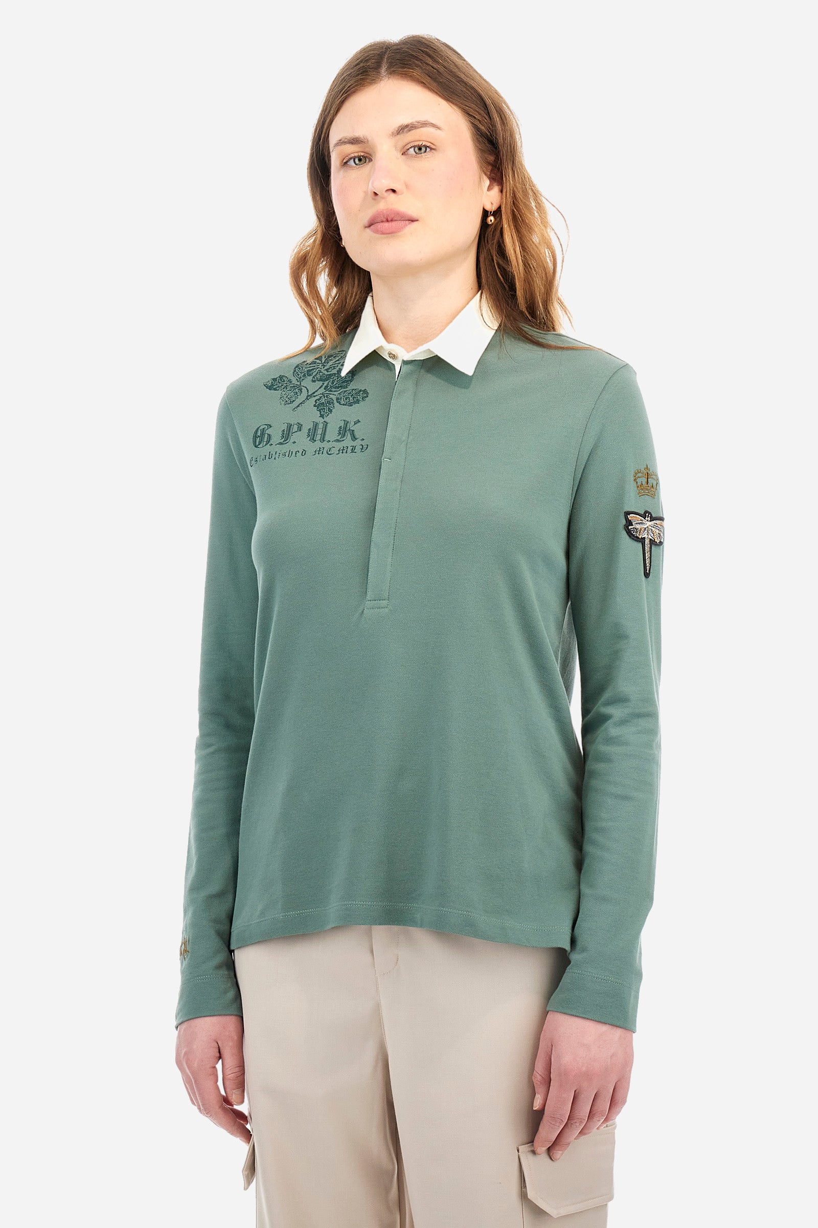 Polo regular fit in cotone elasticizzato - Zada