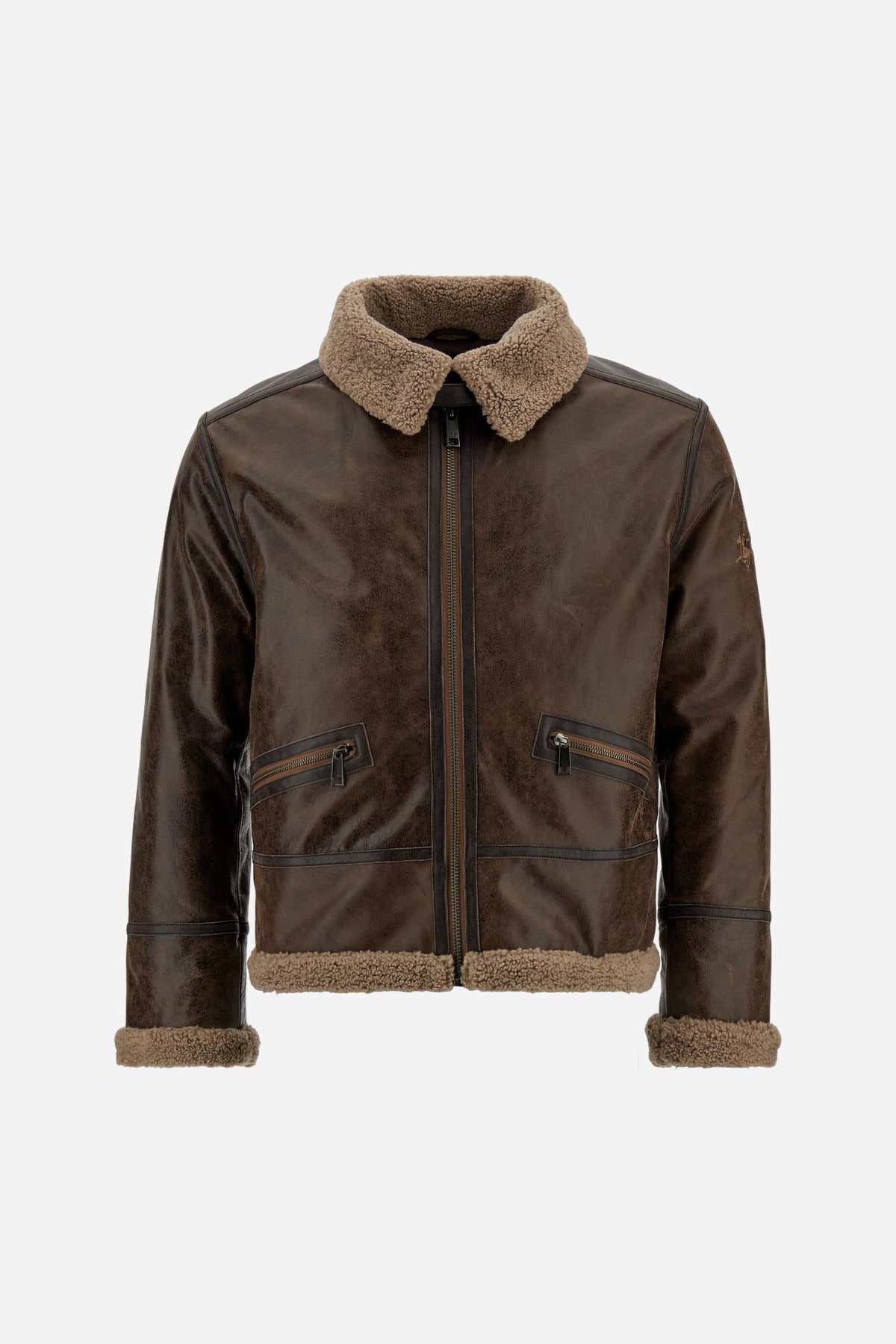 Men's leather jacket Aviator style - Donagh