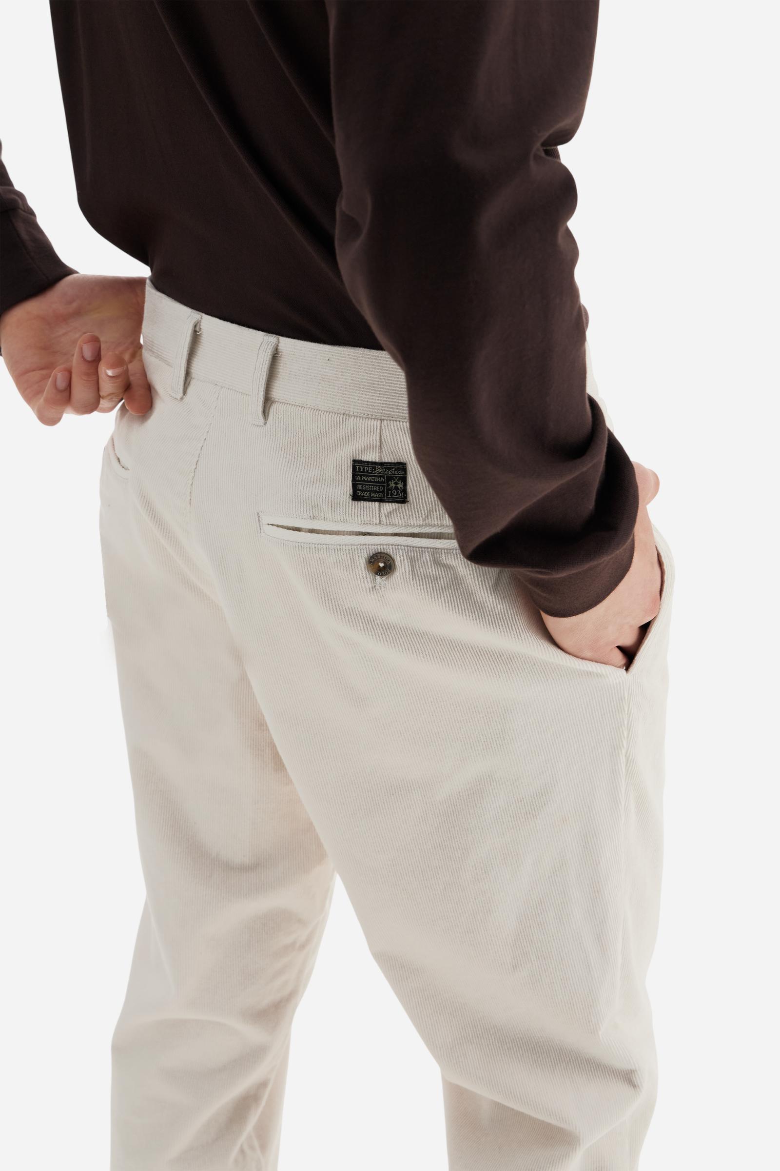 Pantalón chino de hombre en pana de cotelé - Bronte