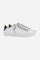 Leather sneaker blending vintage and modern style, with flexible divided tongue, nubuck heel, hand-stitched details, and a lightweight, comfortable off-white sole. - Optic White