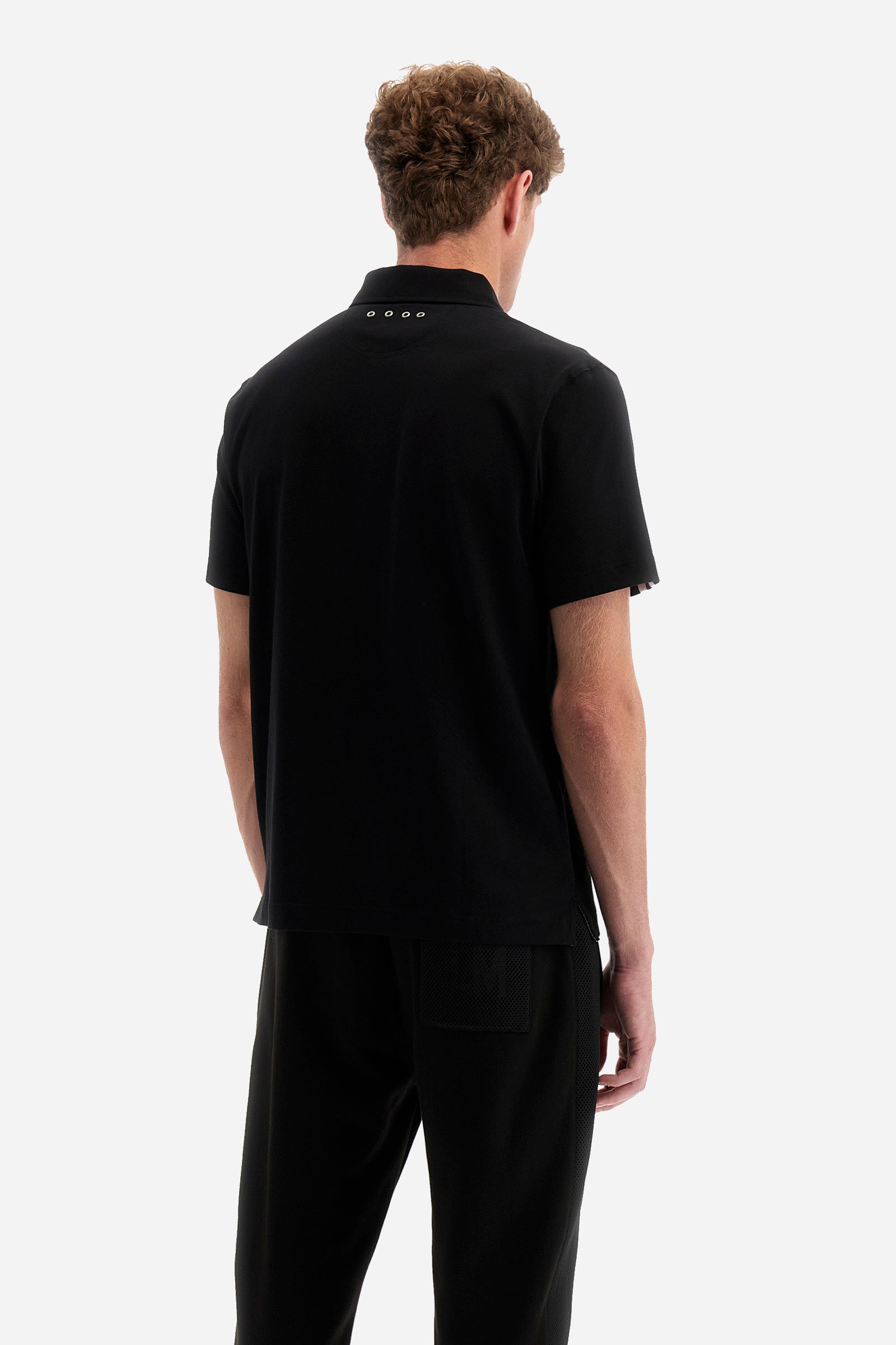 Poloshirt aus Stretch-Baumwolle Regular Fit – Yates