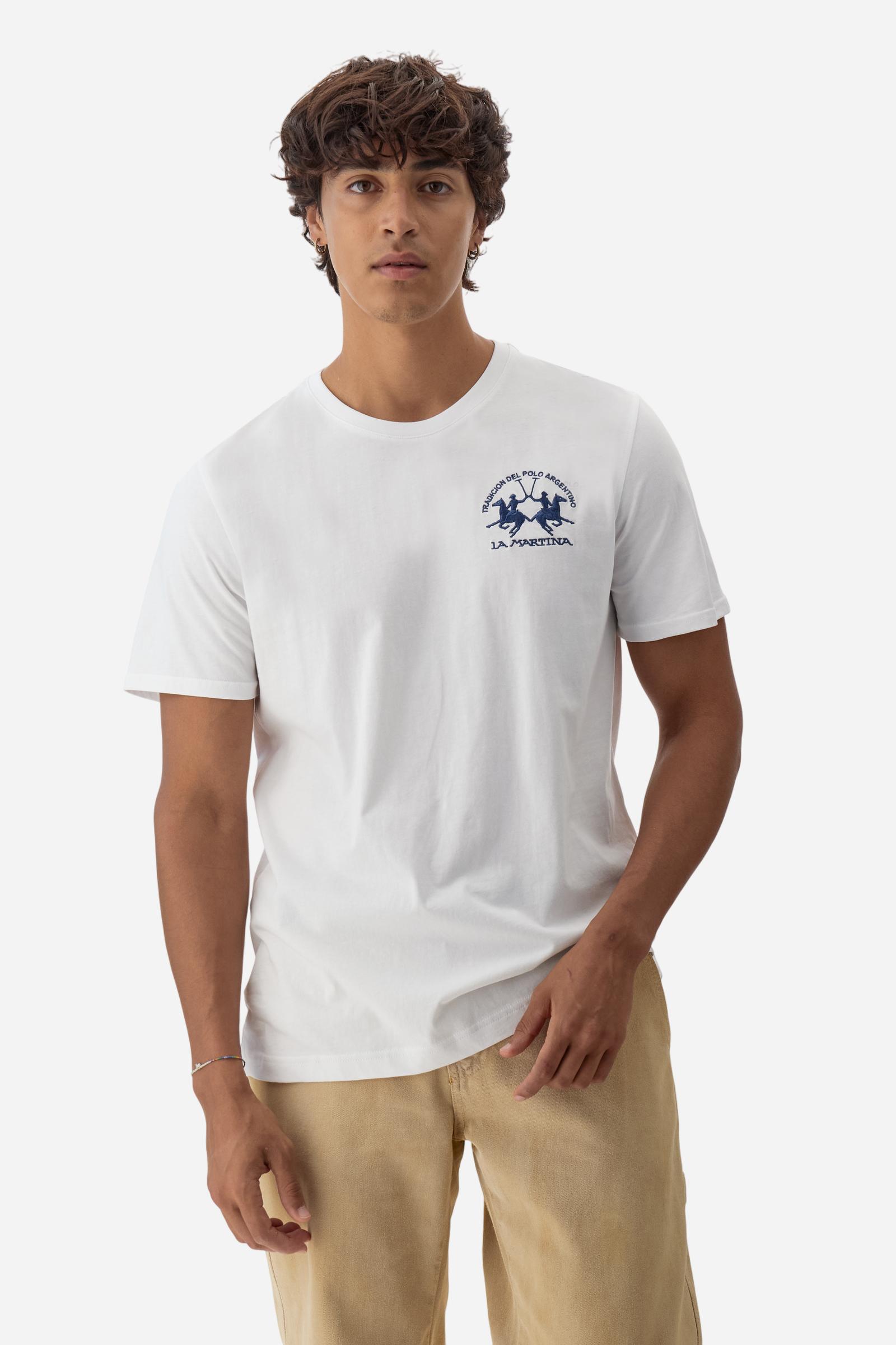 Camiseta de hombre de algodón con logo Team - Bienvenido